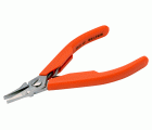 Alicates de boca plana con mangos sintéticos y acabado pulido brillante (120 mm)
