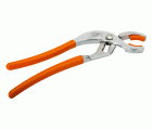 Alicates para conectores con mangos recubiertos de PVC y acabado cromado, 235 mm