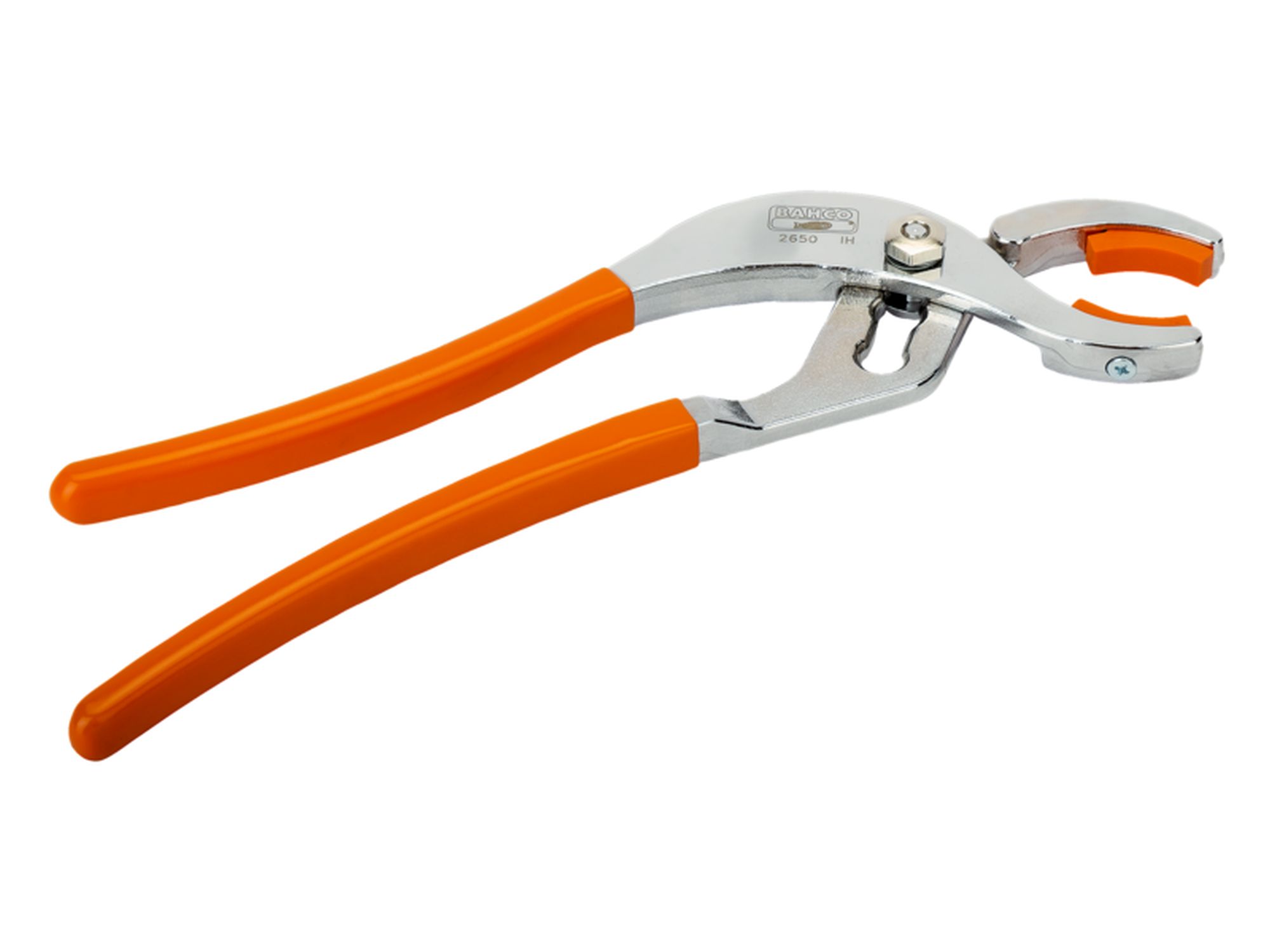 Alicates para conectores con mangos recubiertos de PVC y acabado cromado, 235 mm