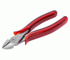Alicates de corte diagonal para cuerda de piano, con mangos de acetato de celulosa y acabado cromado niquelado (200 mm)
