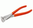 Alicates de corte frontal con mangos recubiertos de PVC y acabado cromado niquelado (160 mm)