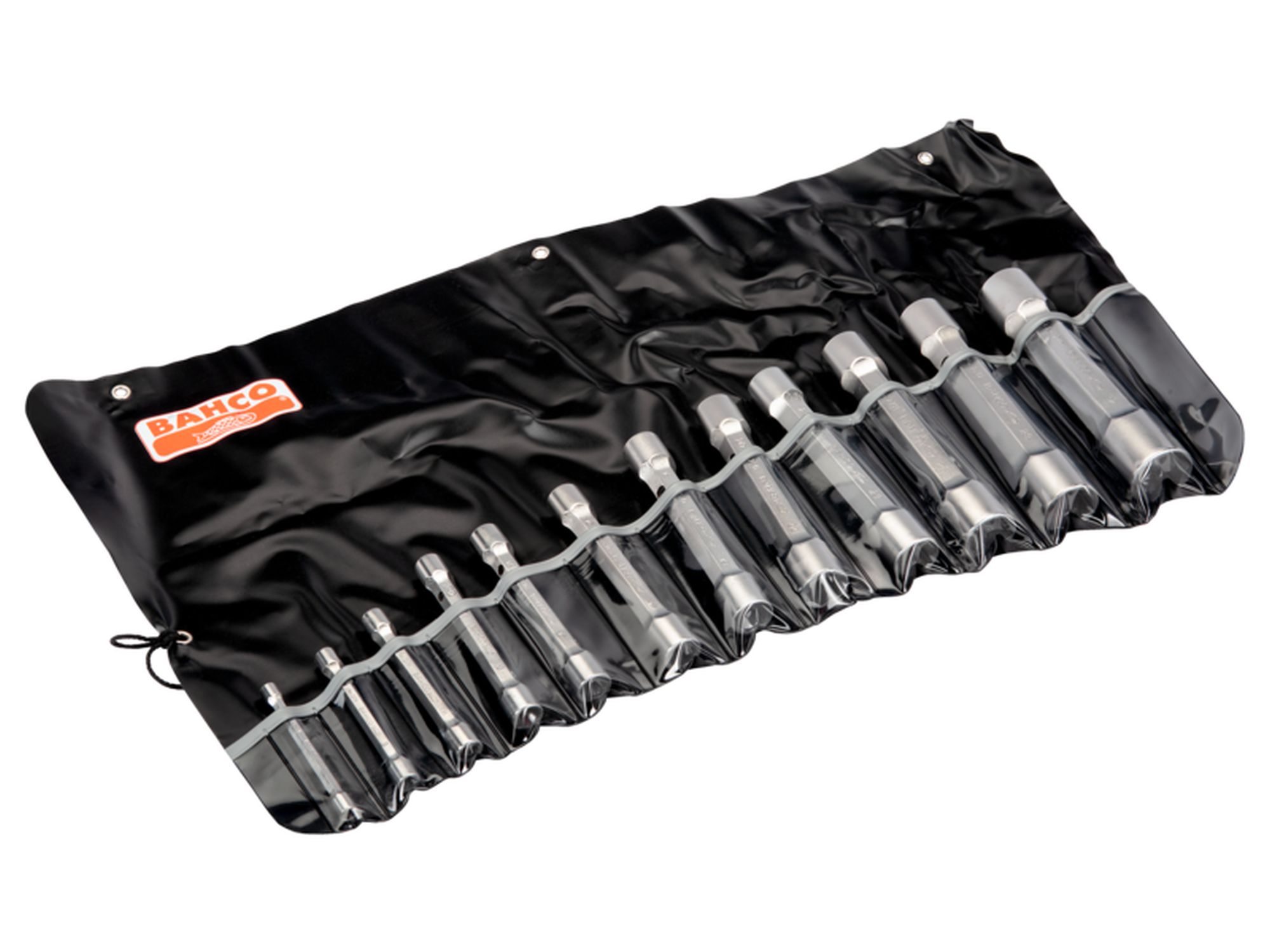 Juego de llaves de tubo de dos bocas métricas (12 piezas/estuche)