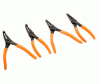 Juego de alicates para arandelas interiores y exteriores: 4 unidades