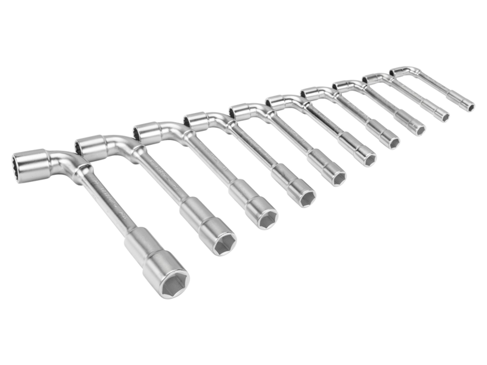 Juego de llaves de tubo acodadas de dos bocas métricas con perfil Dynamic-Drive™ de 12 x 6 puntos (11 piezas/caja)