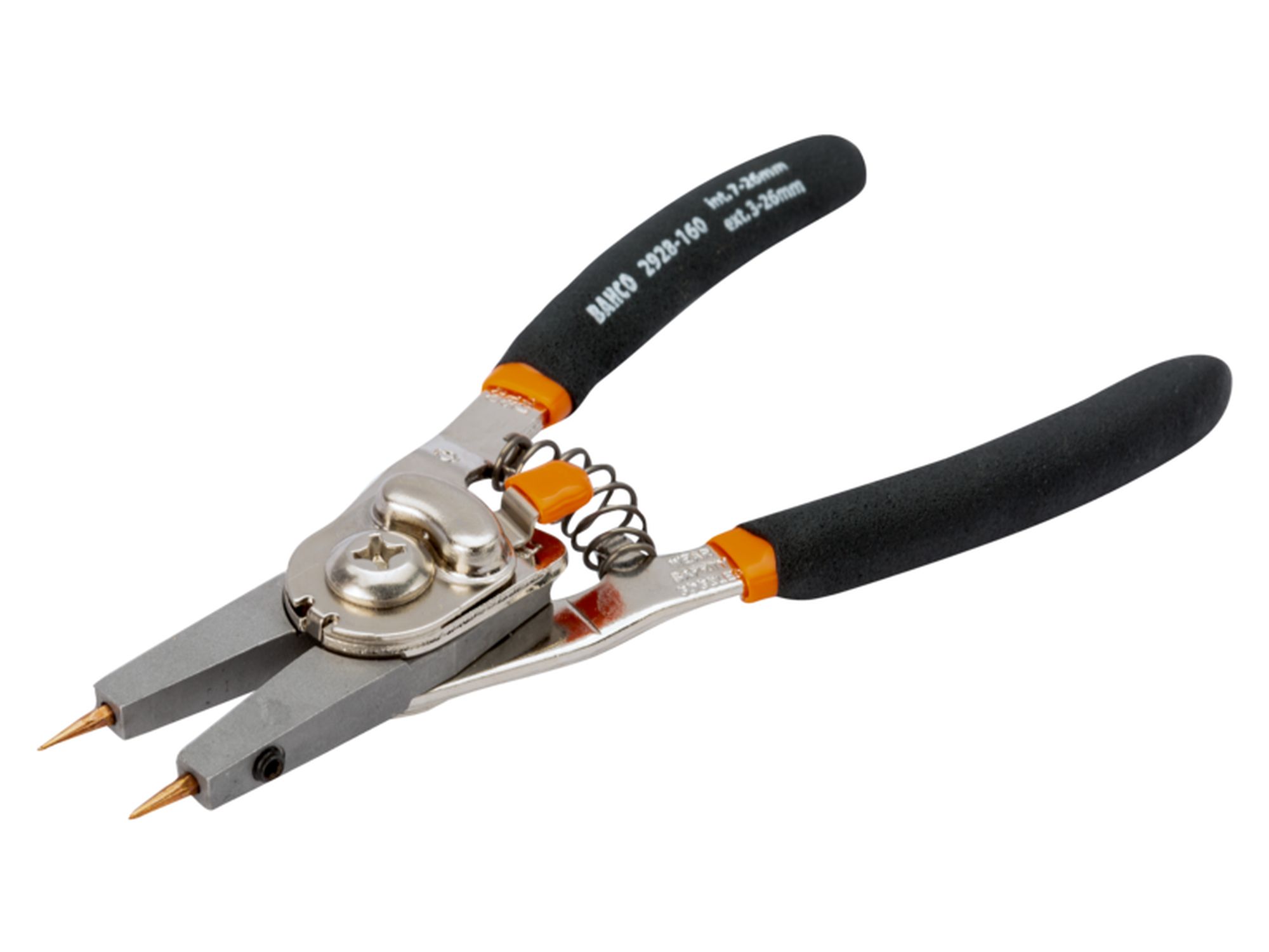 Alicates reversibles para arandelas interiores y exteriores, 250 mm