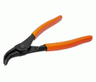 Alicates para arandelas exteriores con mordazas curvadas a 90° y acabado fosfatado, 127 mm