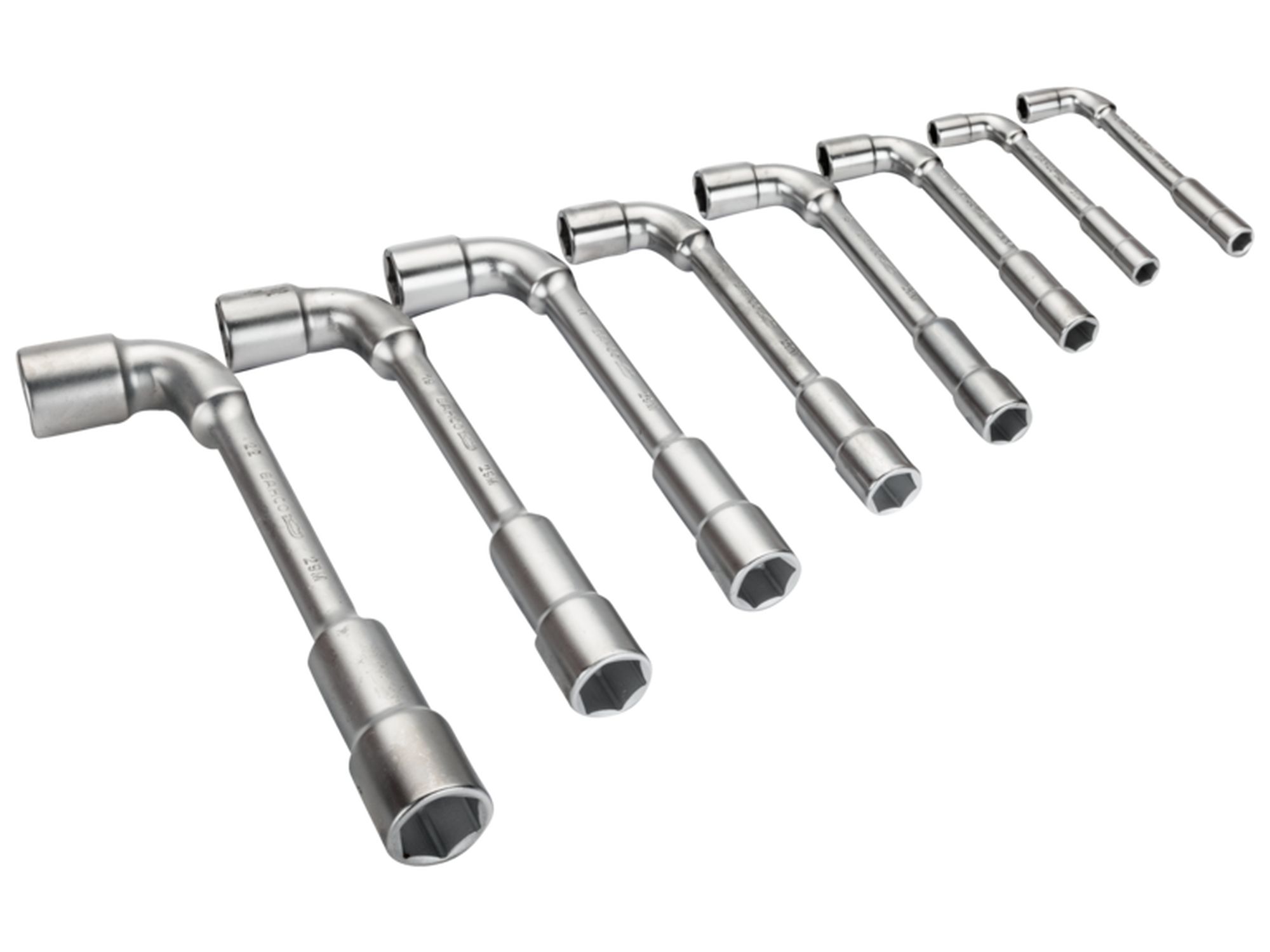 Juego de llaves de tubo acodadas de dos bocas métricas con perfil Dynamic-Drive™ de 6 x 6 puntos (8 piezas/caja)