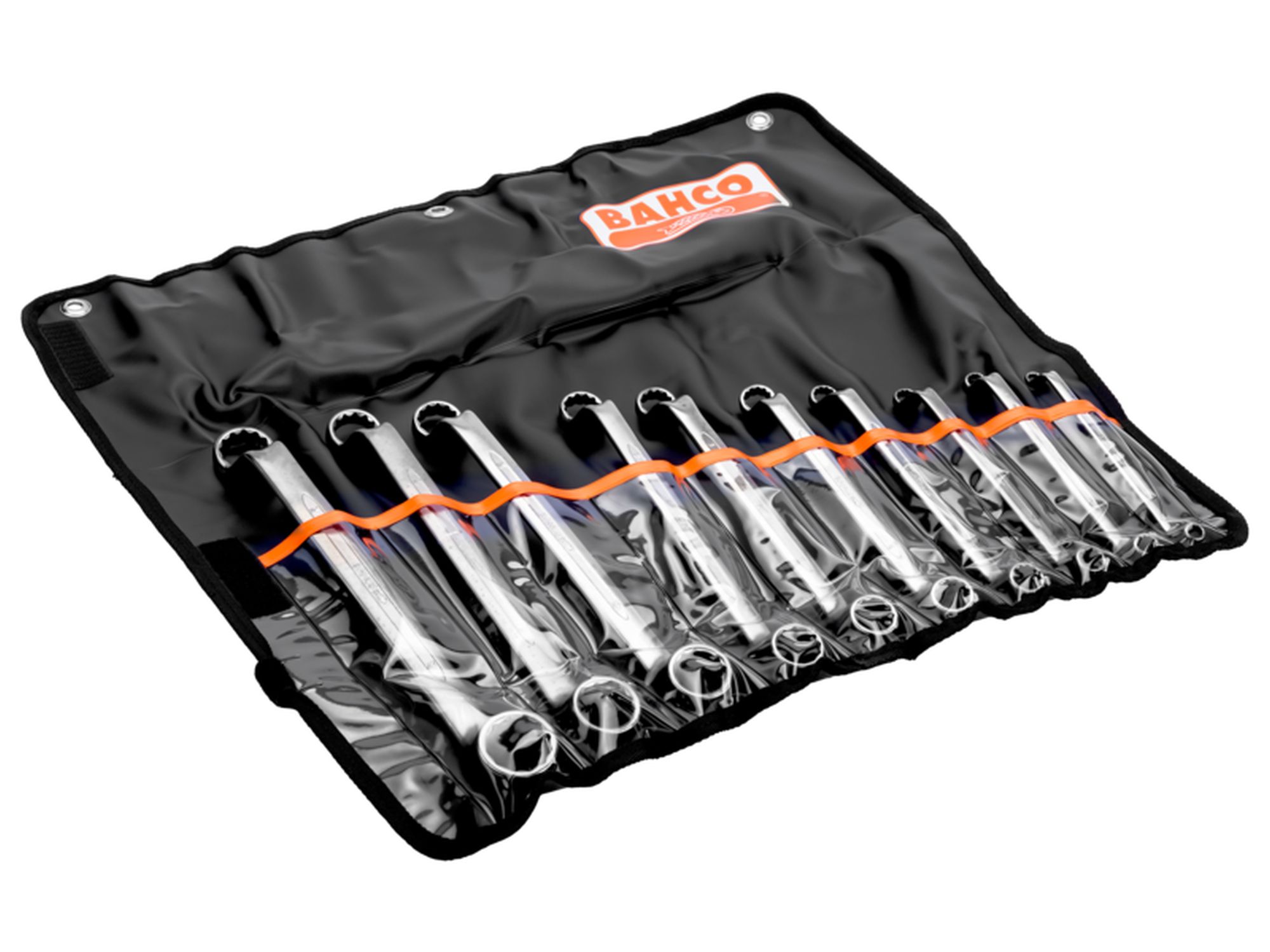 Juego de llaves de estrella de dos bocas extra-acodadas (10 piezas/estuche)