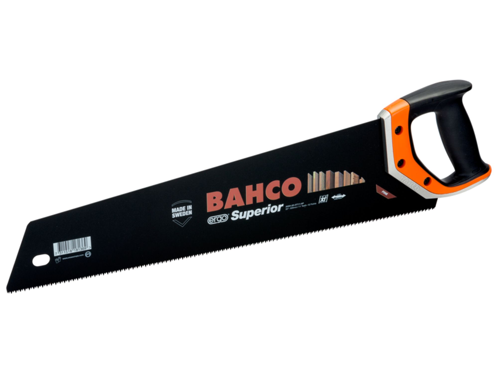 Serrucho ERGO™ Superior™ para plásticos/laminados/madera/metales blandos, 11/12 DPP 20