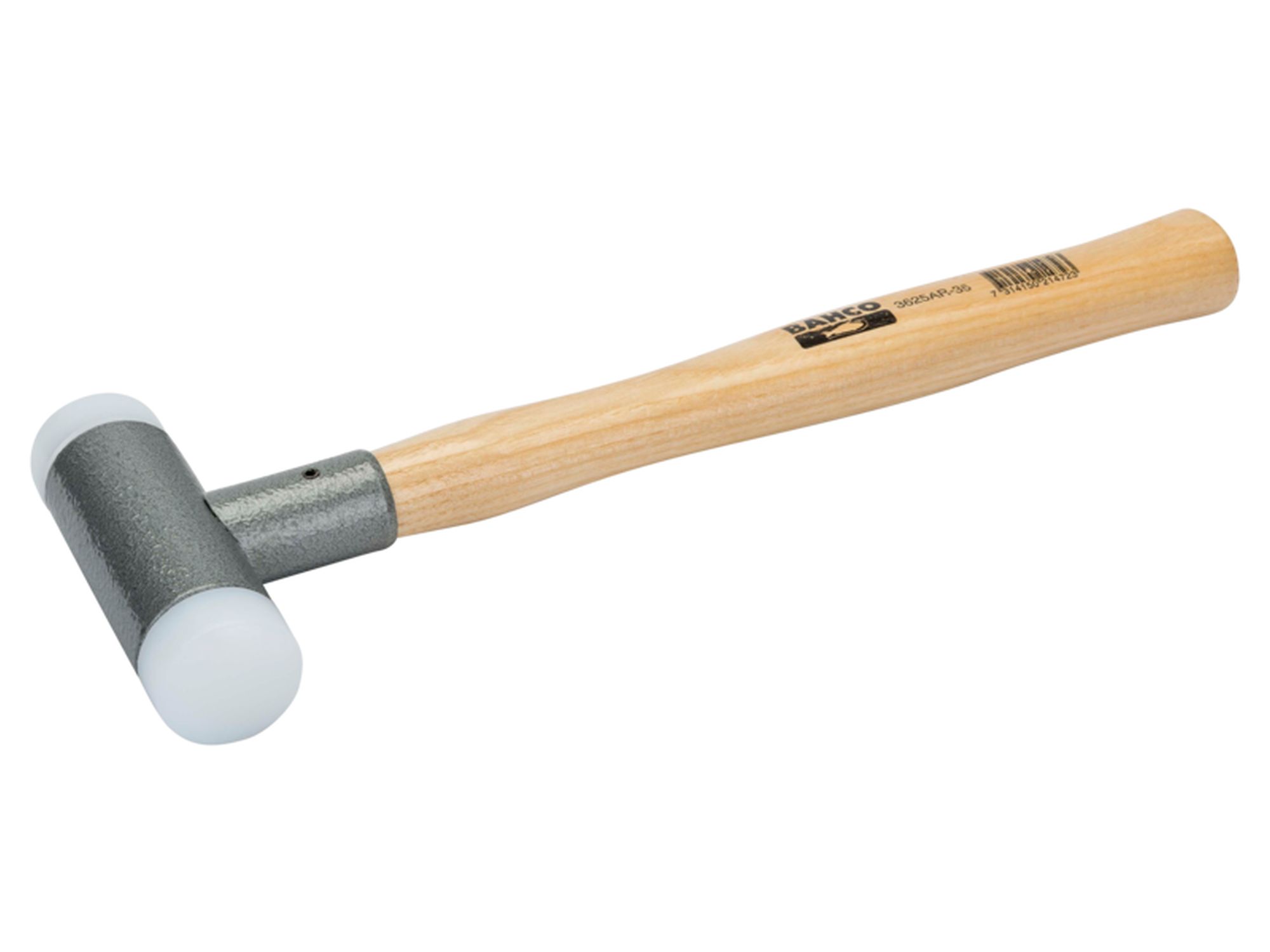 Martillo antirrebote con mango de madera, 550 g