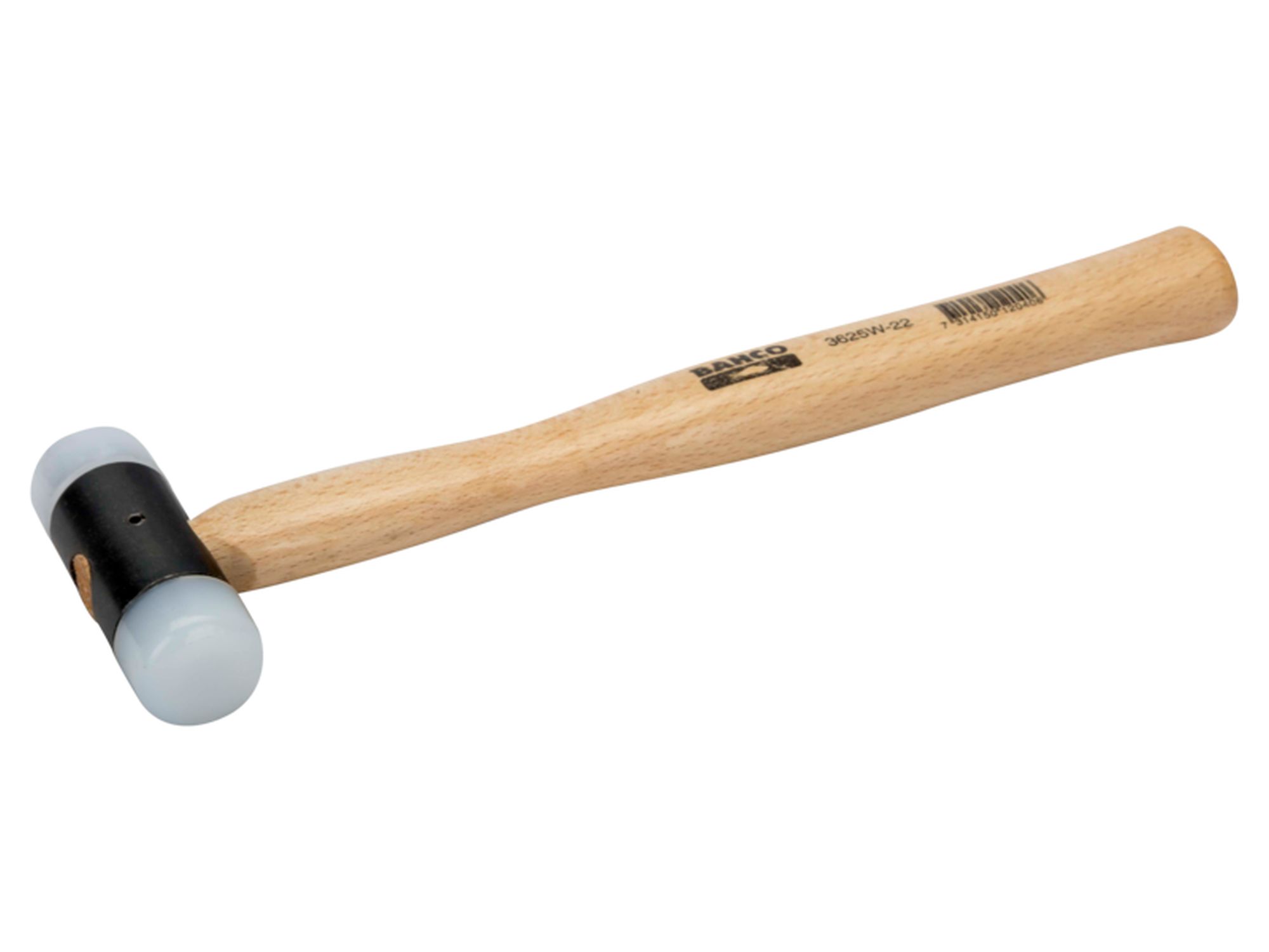 Mazas de boca de nylon con mango de madera, 550 g