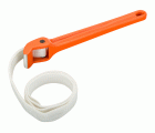 Llaves para tubo especiales de 220 mm con correa de nylon y mango de acero, 300 mm