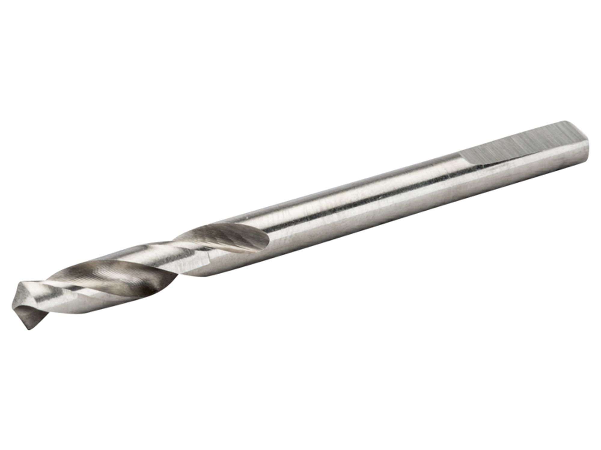 Broca piloto de acero rápido para soportes de corona, 6,35 mm x 81 mm