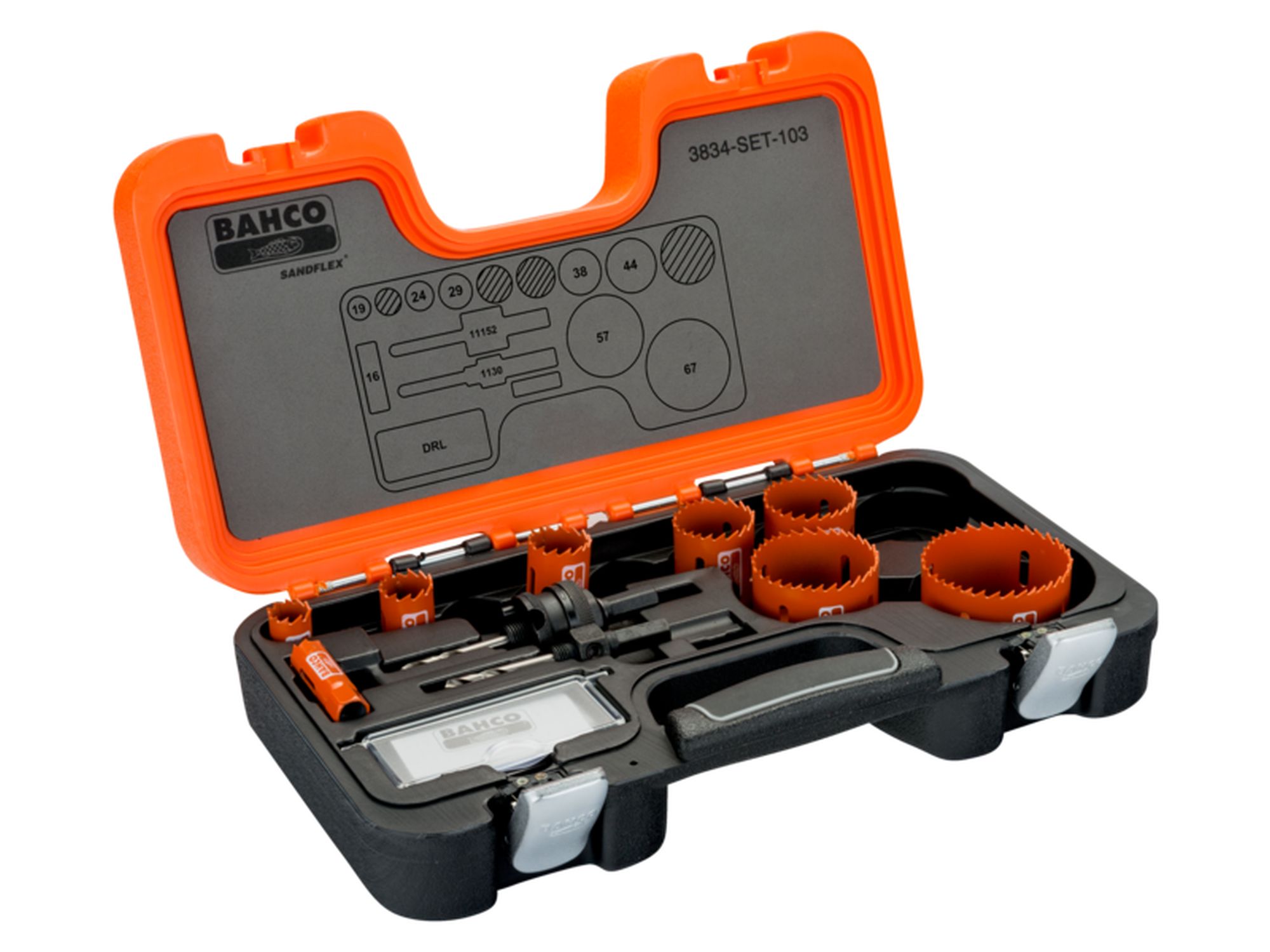 Juego de coronas de sierra bi-metal Sandflex® de 16-67 mm (11 piezas)