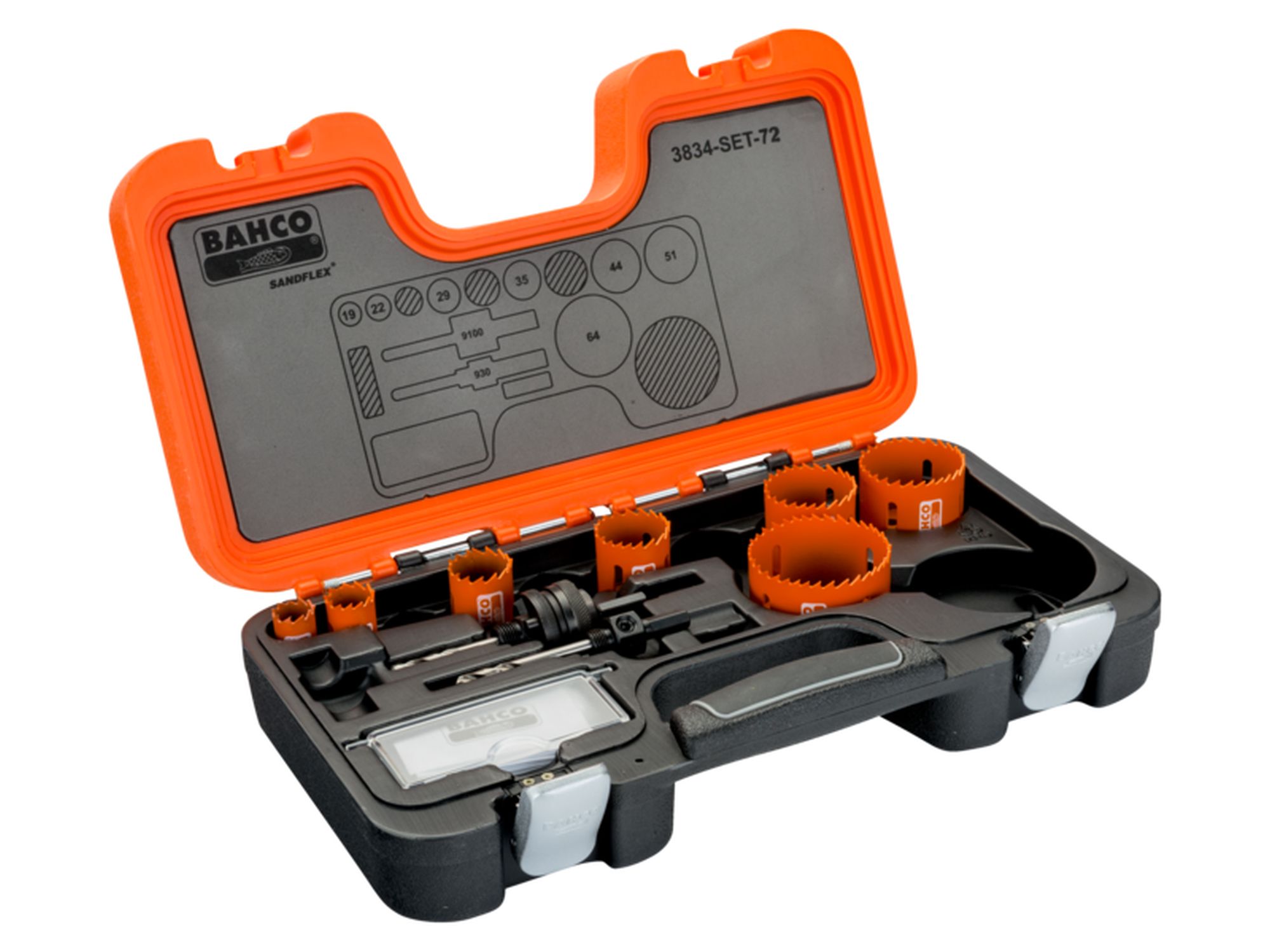 Juego de coronas de sierra bi-metal Sandflex® de 19-64 mm (9 piezas)