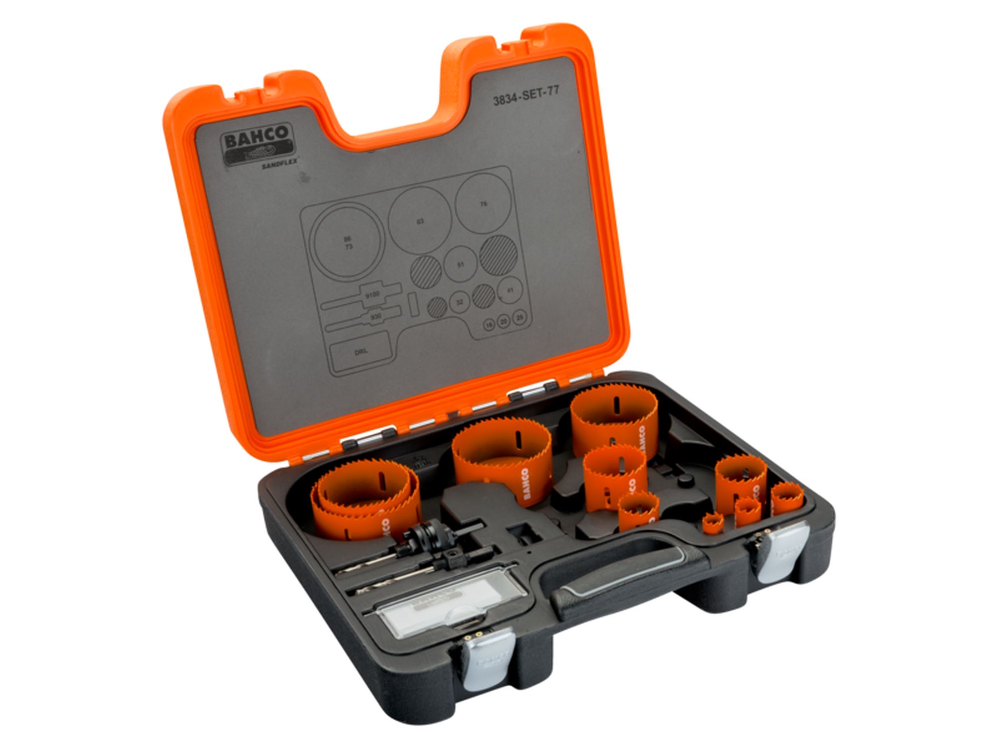 Juego de coronas de sierra bimetal Sandflex®, 16 mm-86 mm: 13 unidades