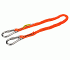 High Visibility Orange Strap Lanyards with Fixed Carabiner 3 kg