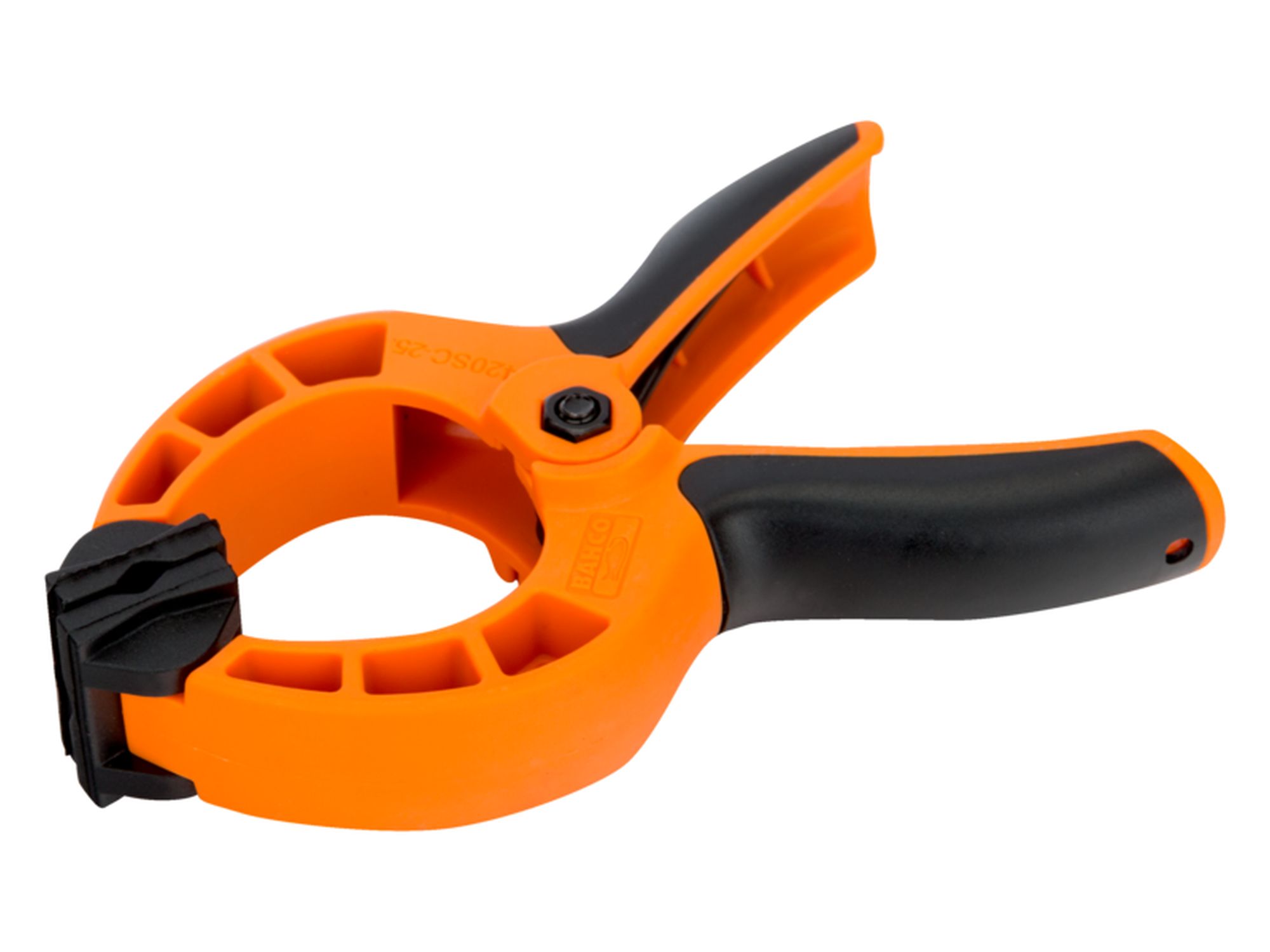 Útil mordaza de muelle con superficie de agarre móvil de 50 mm