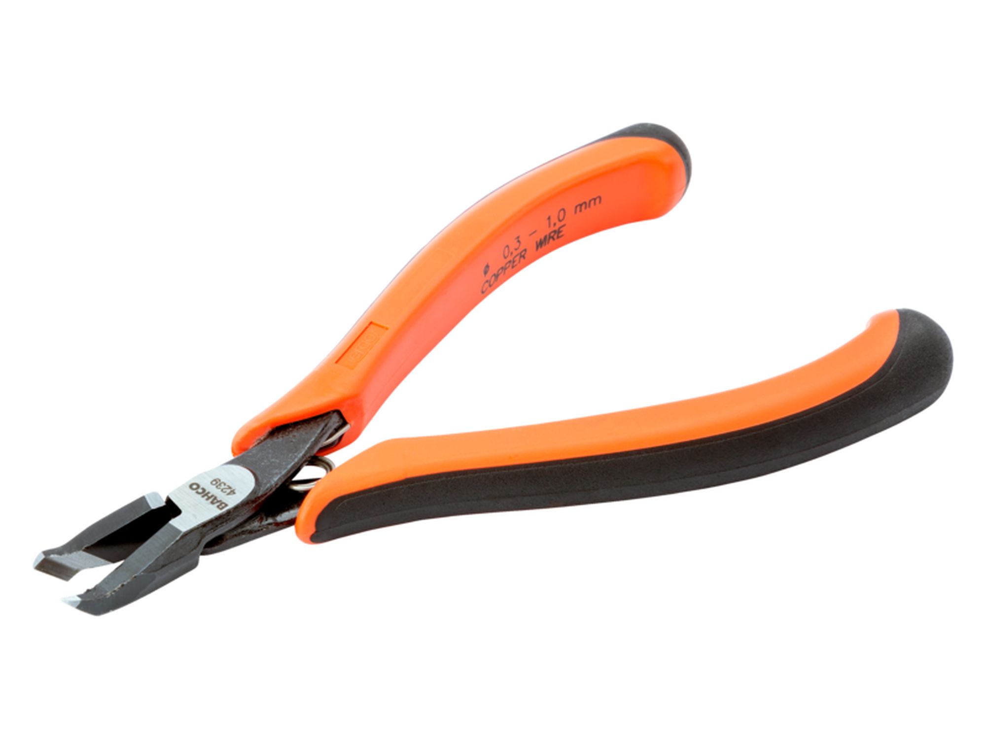 Alicates de corte oblicuo de 45° ERGO™ y de 0,3 a 1 mm