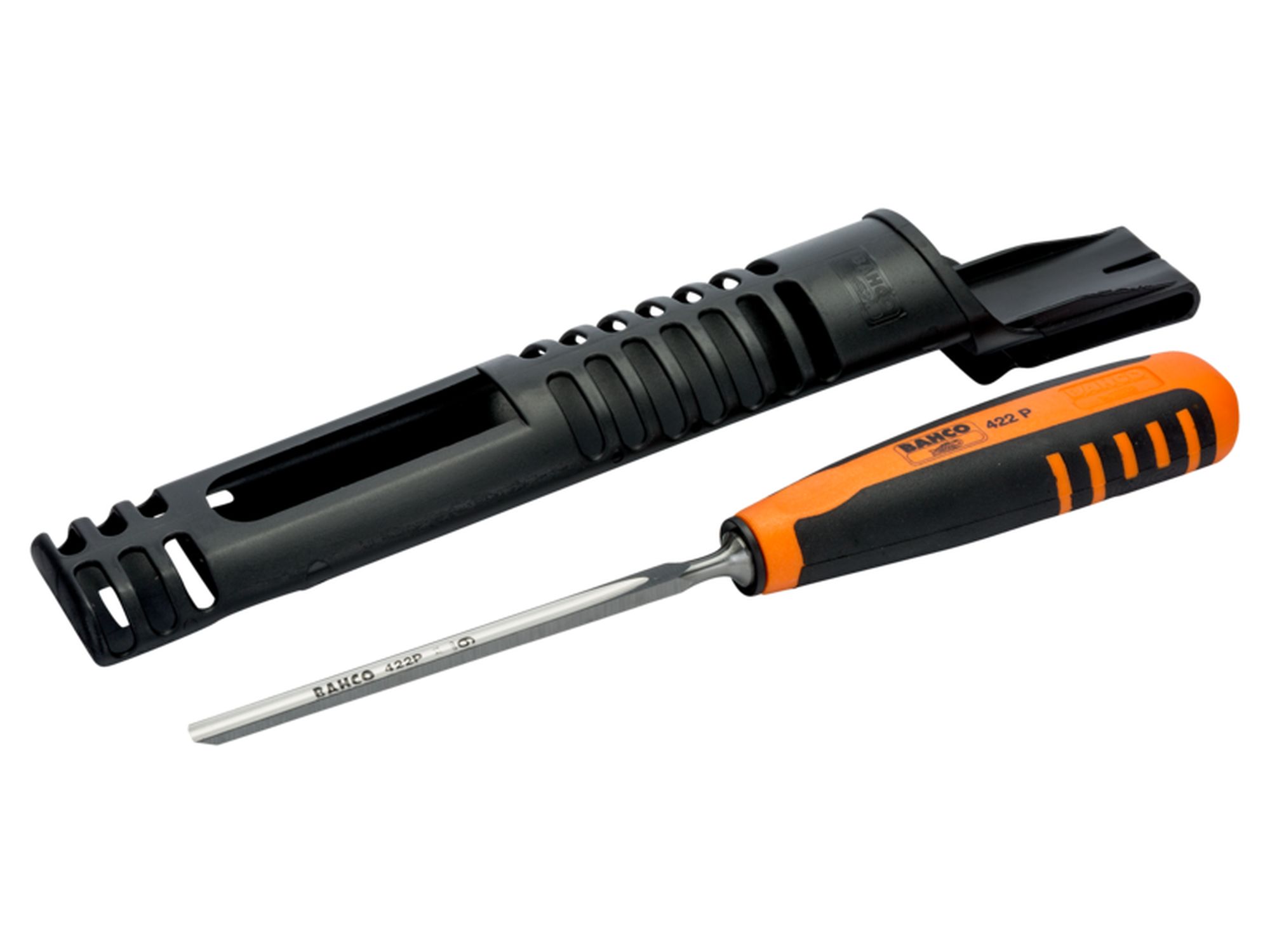 Gubia con mango de goma de 25 mm