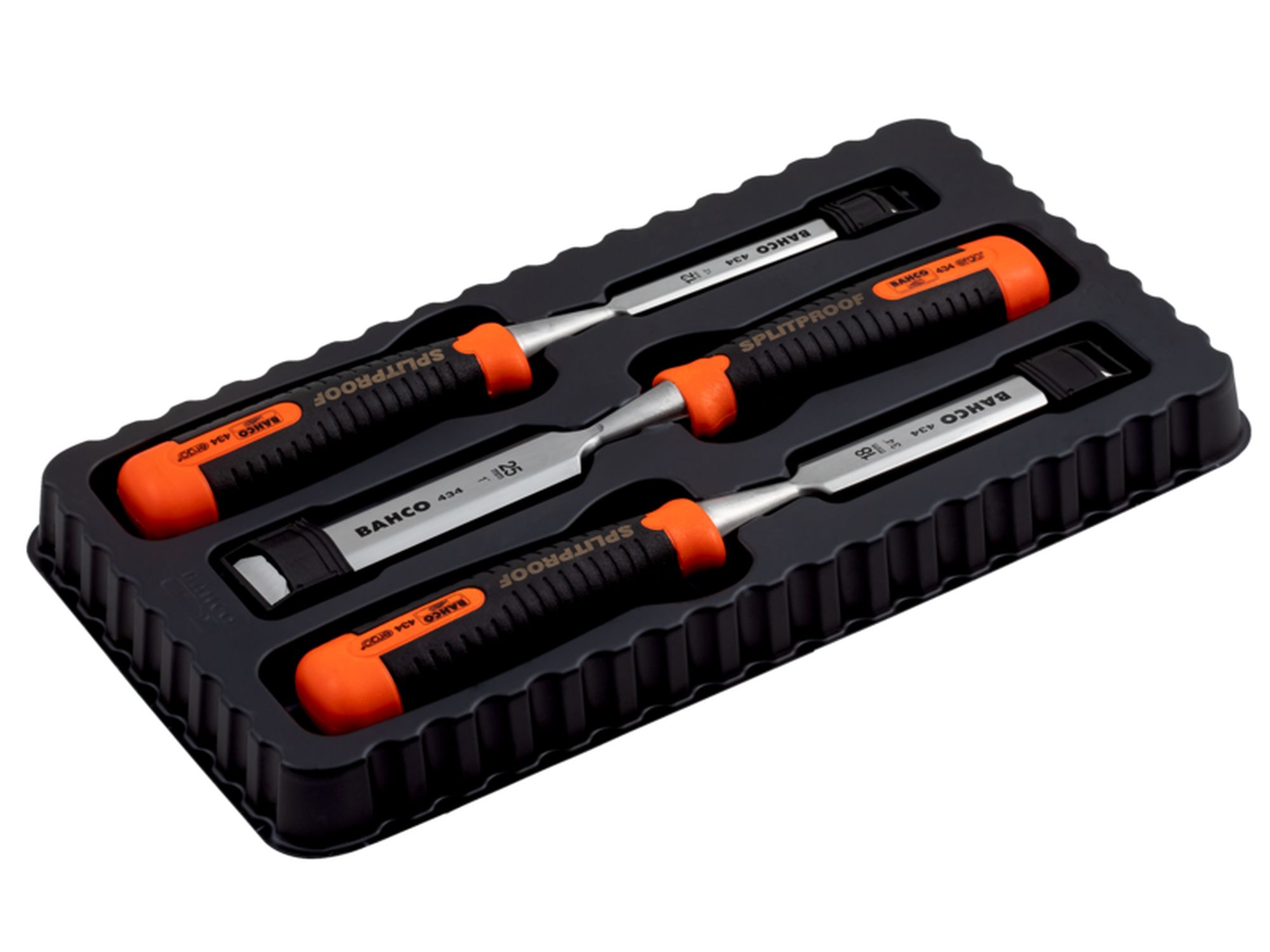 Juego de formones muy resistentes ERGO™ (3 piezas/caja de cartón)