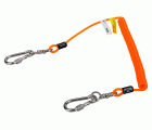 Lanyards en espiral con mosquetón giratorio para 2 kg de 2 m