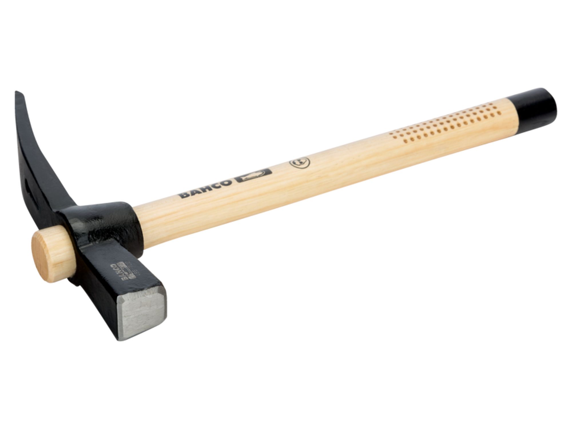 Martillo de albañil español con mango de madera de nogal americano, 700 g