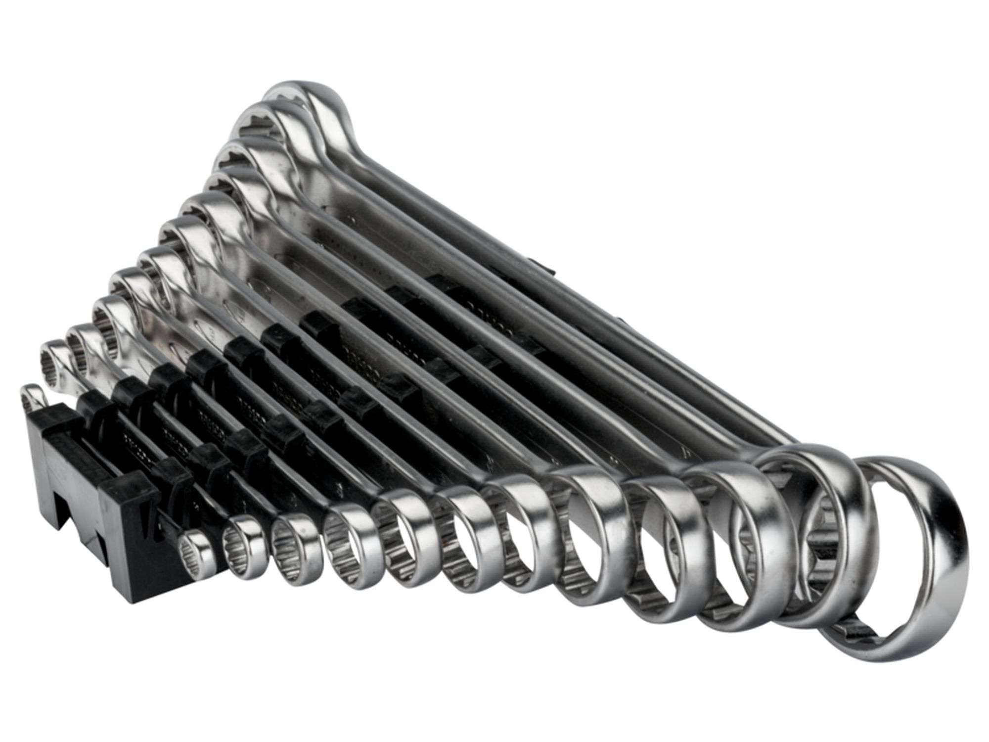 Juego de llaves de estrella de dos bocas planas métricas (12 piezas)