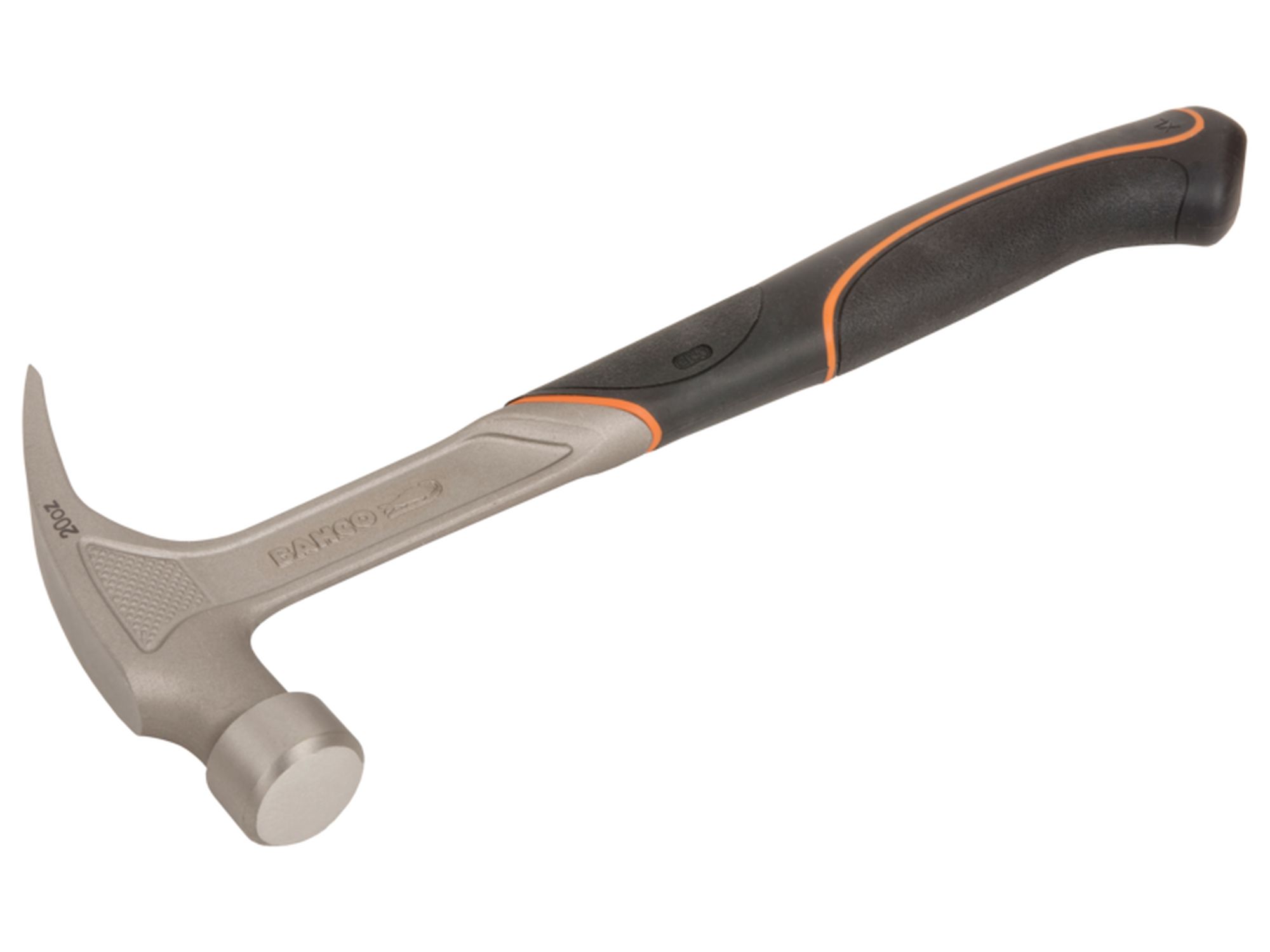 Martillo de uña recto ERGO™ con mango de goma extra grande, 570 g