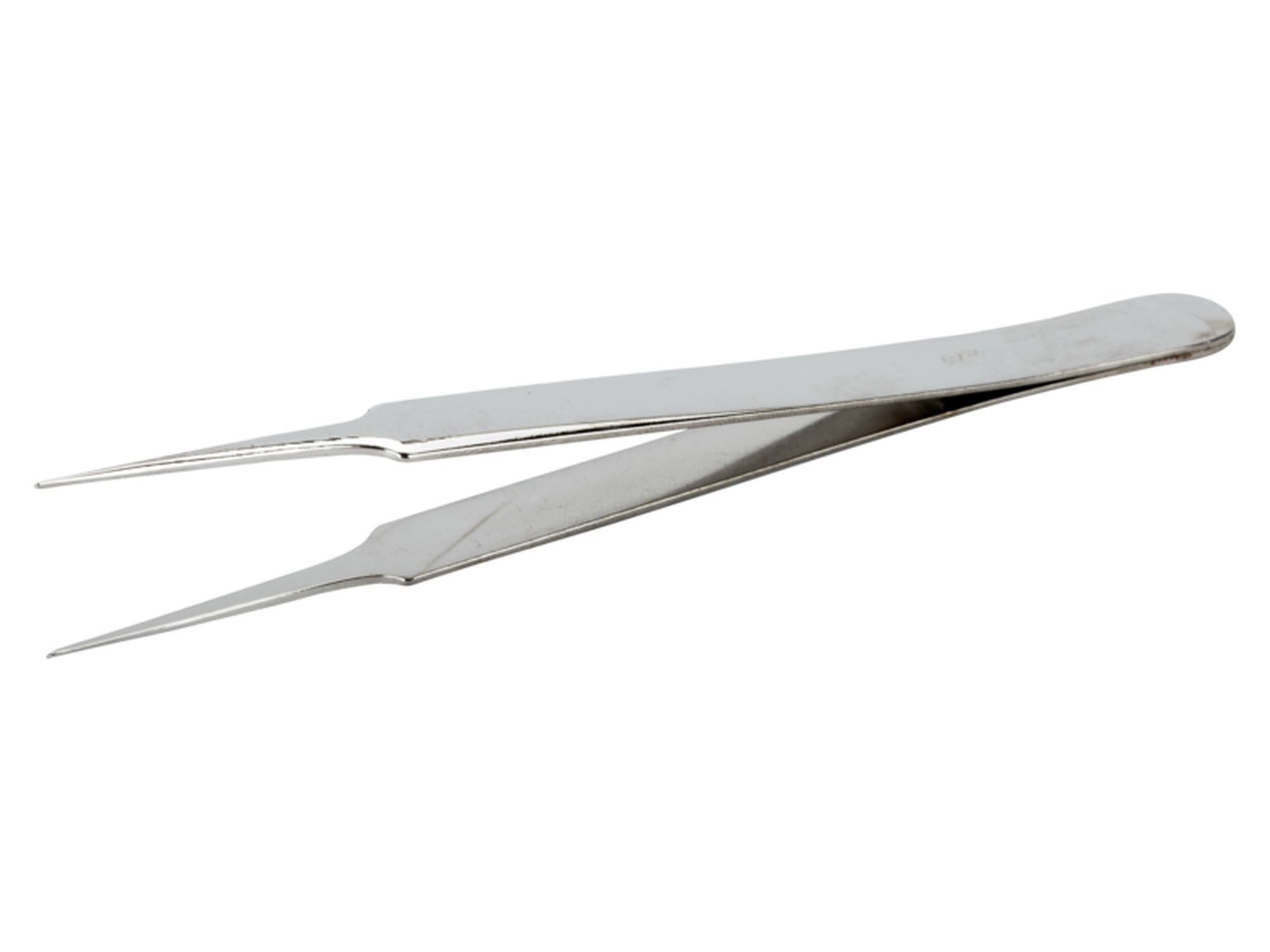 Pinzas rectas de relojero con acabado pulido 4-Ni de 110 mm