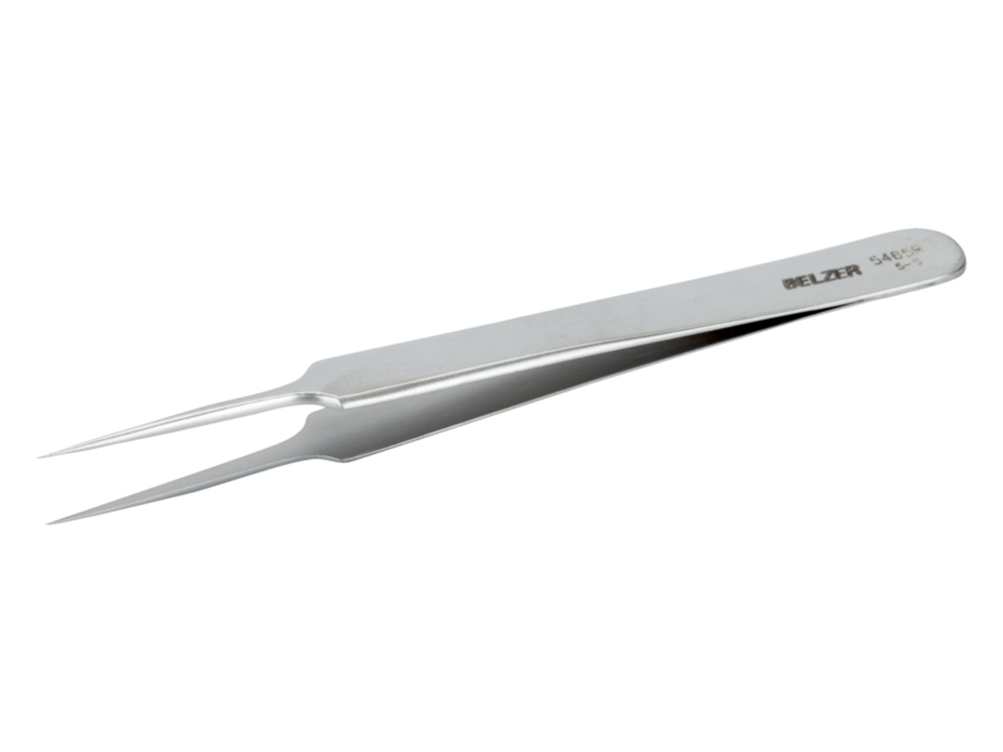 Pinzas rectas de relojero con acabado pulido 5-SA de 105 mm