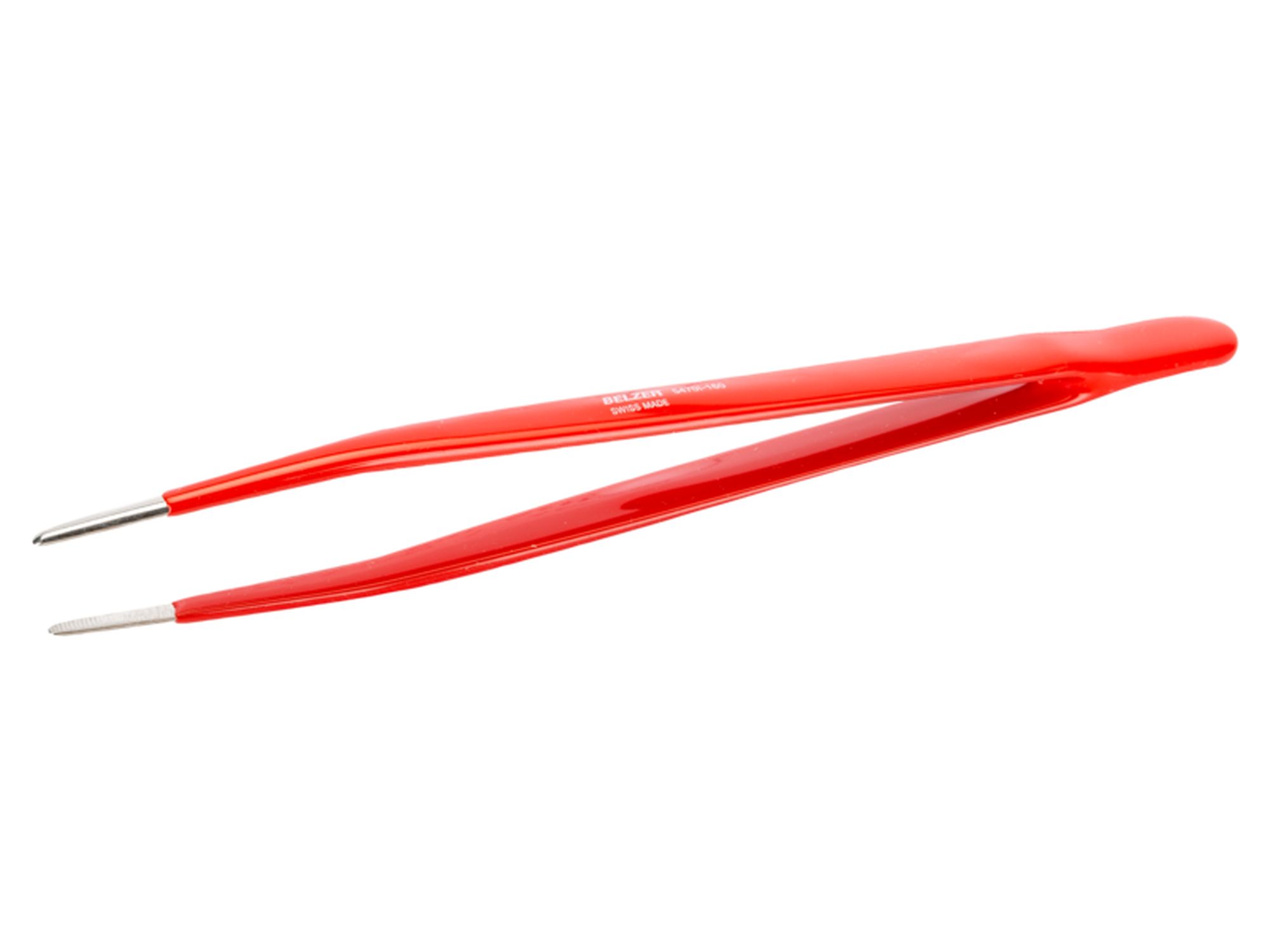 Pinzas de joyero con acabado recubierto de PVC y acero templado de 140 mm