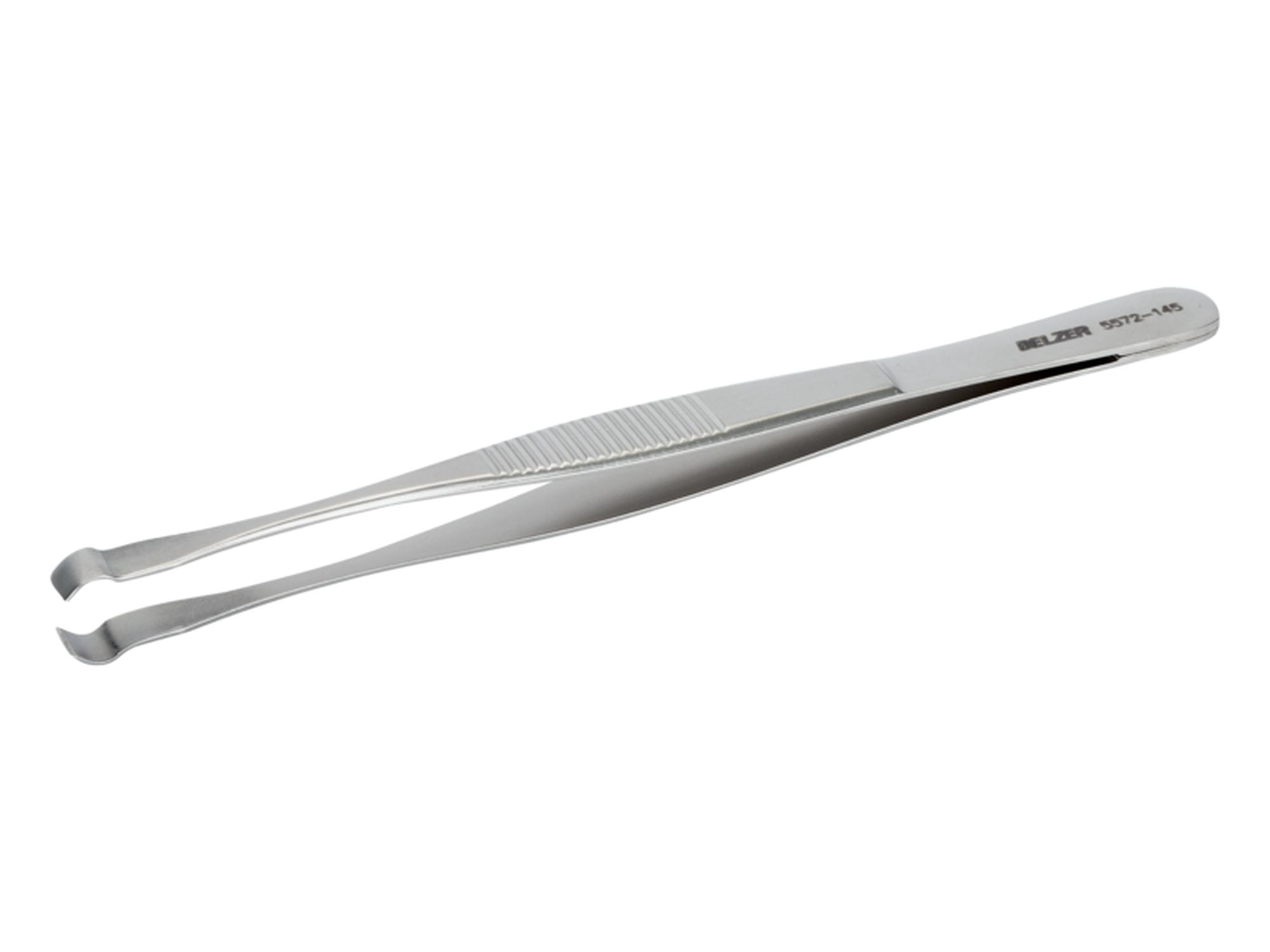 Pinzas de engastar para insertar y desoldar componentes verticales con garra de 6 mm 572-SA de 145 mm