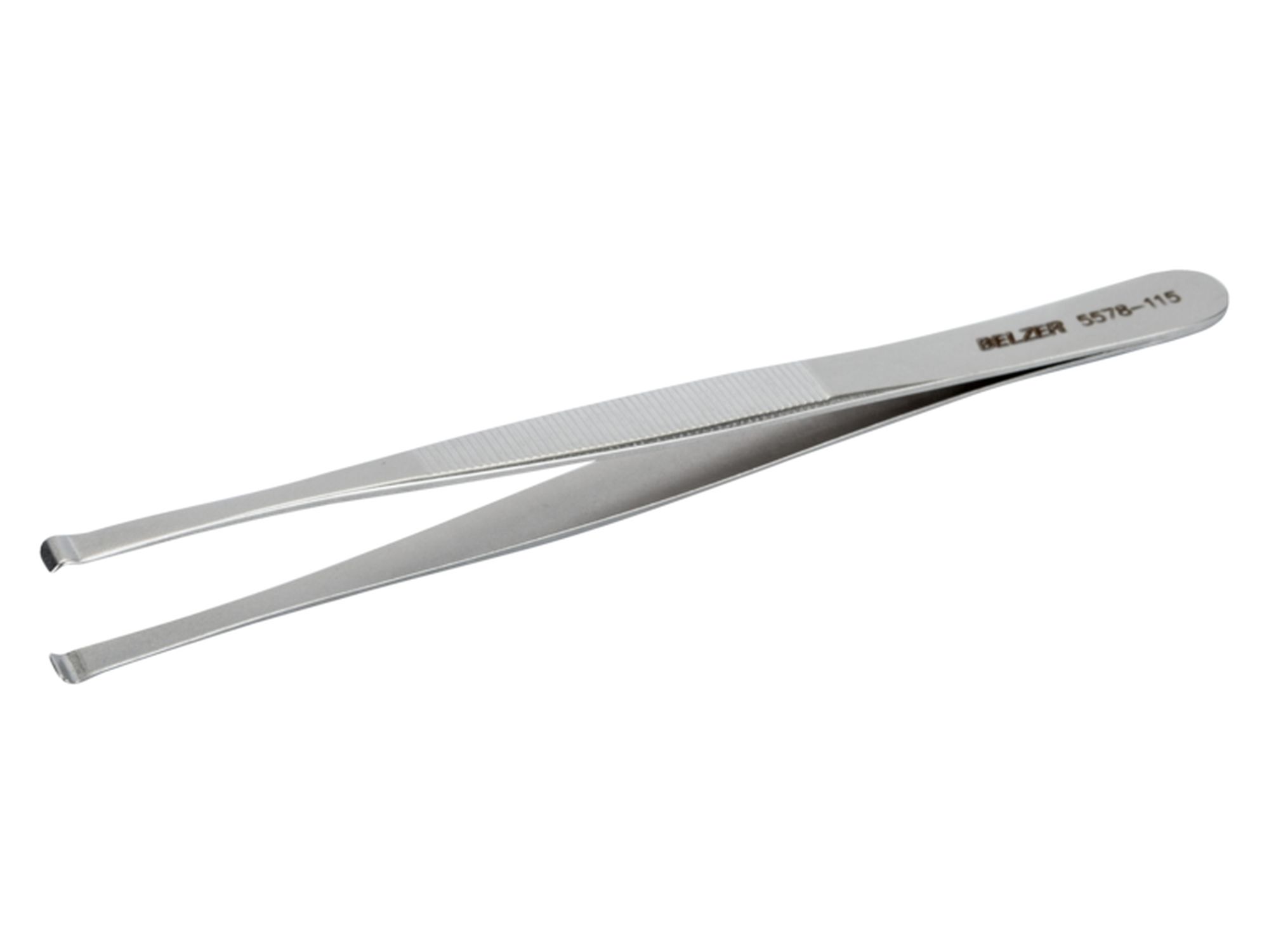 Pinzas de engastar para insertar y desoldar componentes horizontales con garra de 4 mm 578-SA de 122 mm