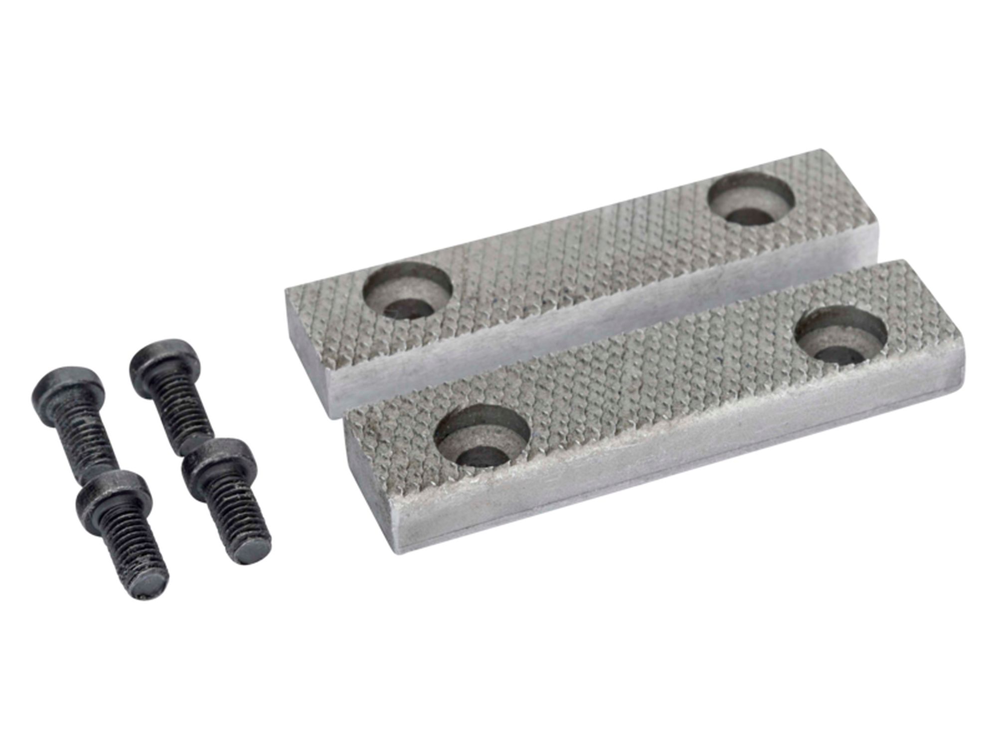 Pareja de mordazas de repuesto para el tornillo de sobremesa 834V-2, 63 mm