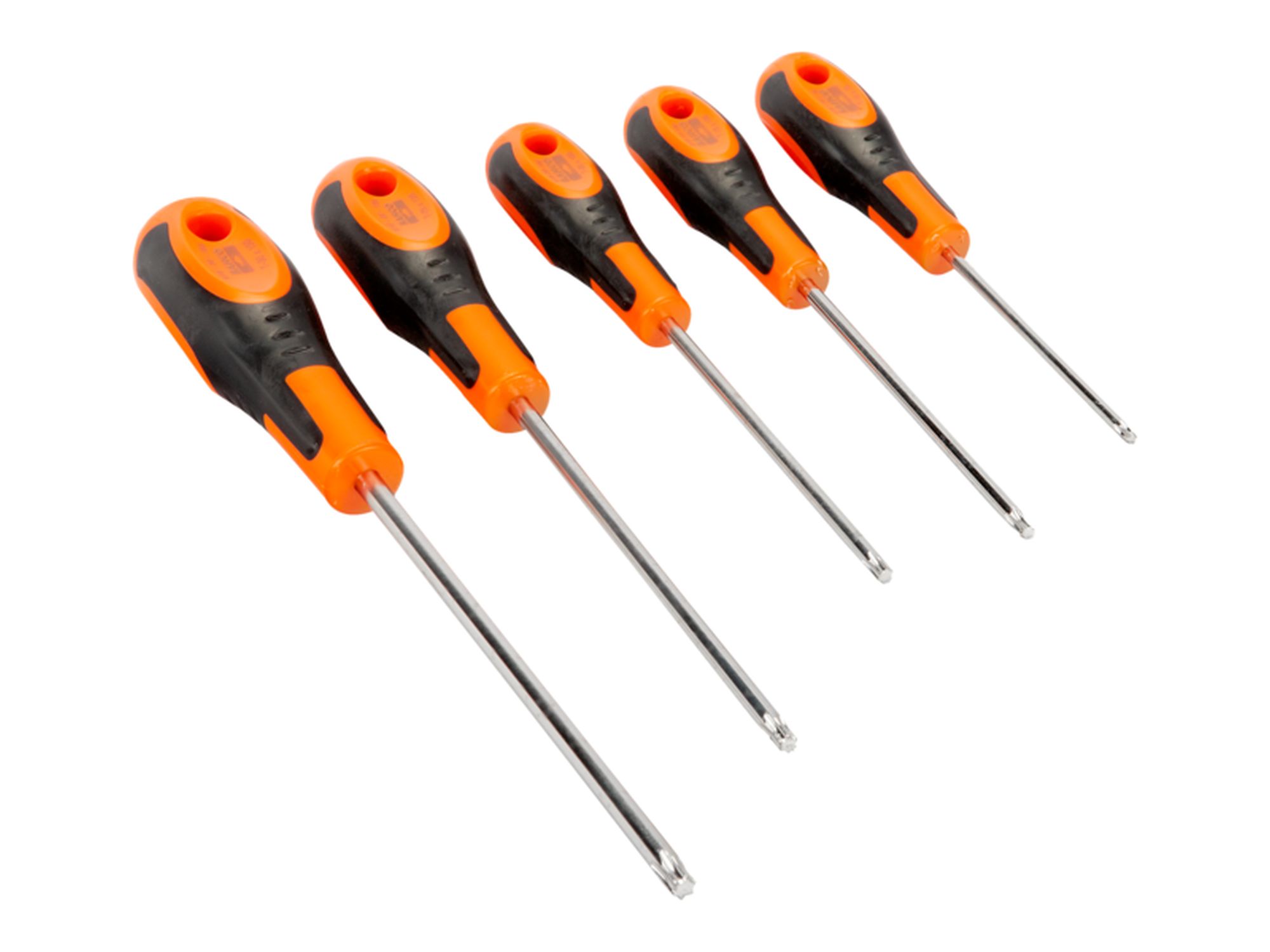 Juego de destornilladores TORX® con mango de goma (5 piezas)