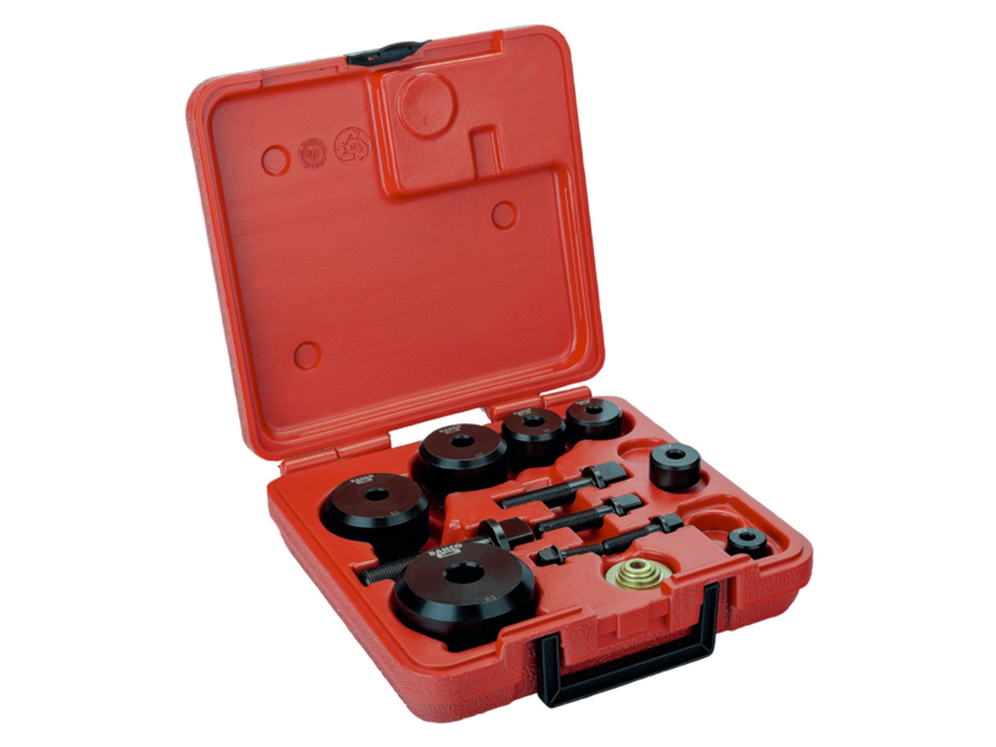 Juego de perforadores: 7 piezas/caja de plástico