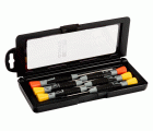 Juego de 6 destornilladores de precisión para tornillos ranurados y Phillips, 1,5-3- mm/PH0-PH1