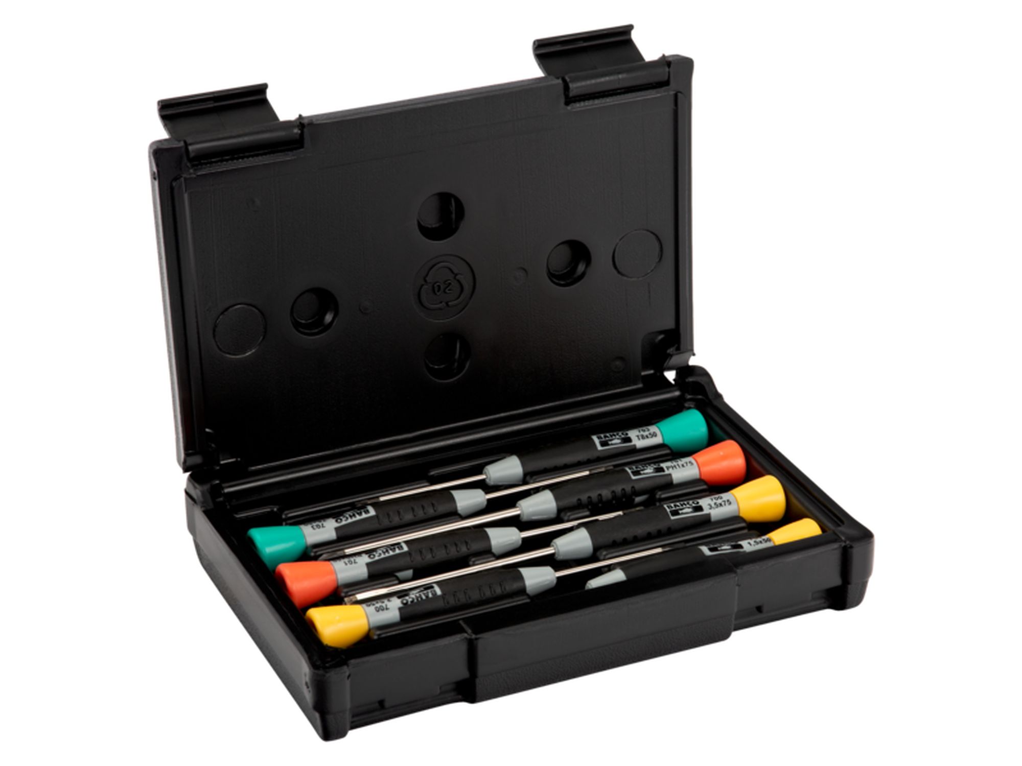 Juego de destornilladores ranurados/Phillips/TORX® de precisión (7 piezas)