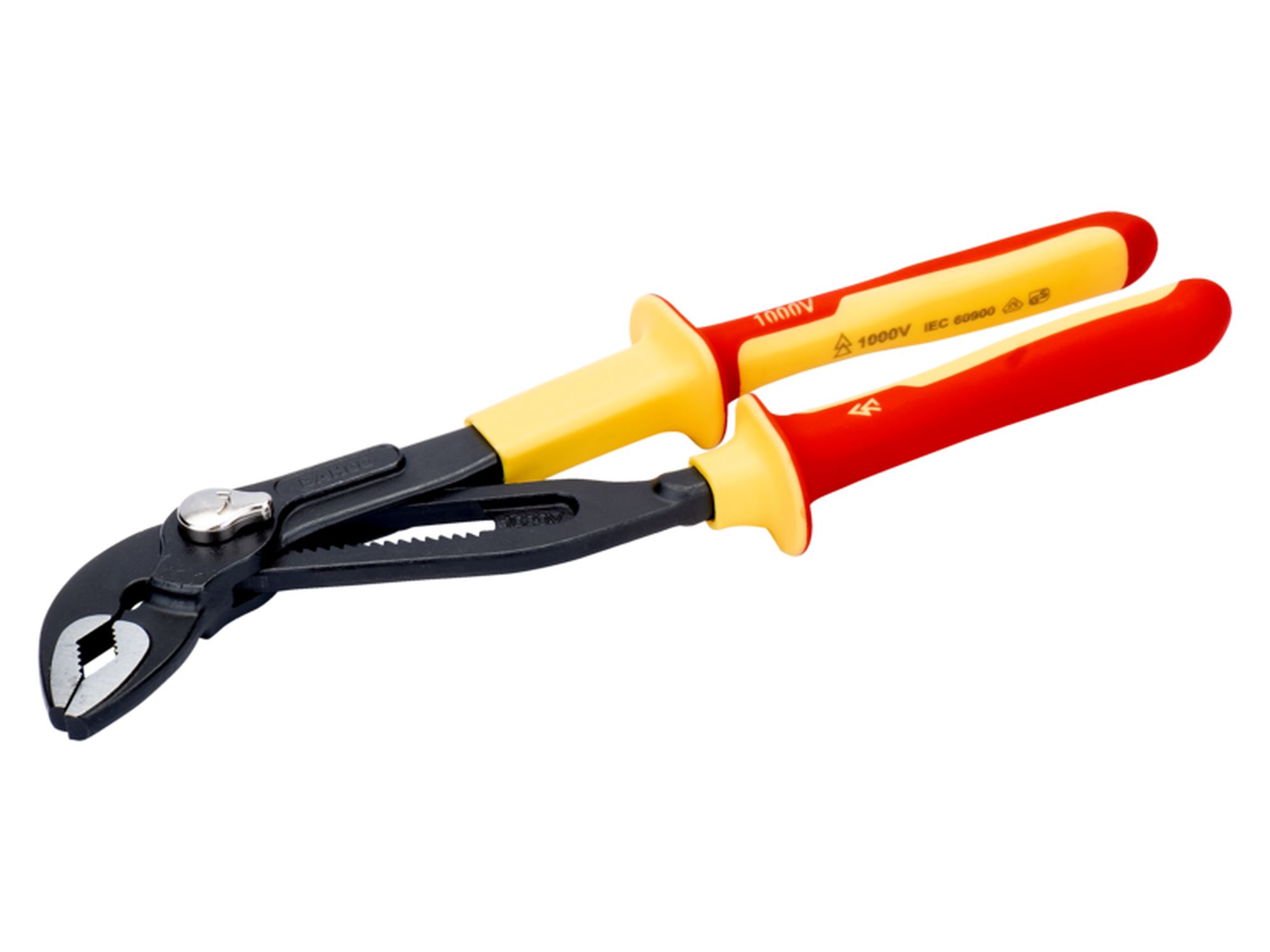 Tenazas articuladas de ajuste rápido aisladas con mangos bi-componente de 250 mm