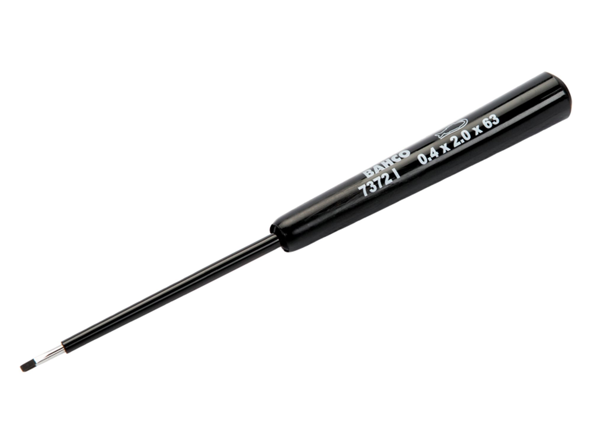 Destornillador ranurado de precisión con mango de plástico (0,4 x 2,5 x 75 mm)