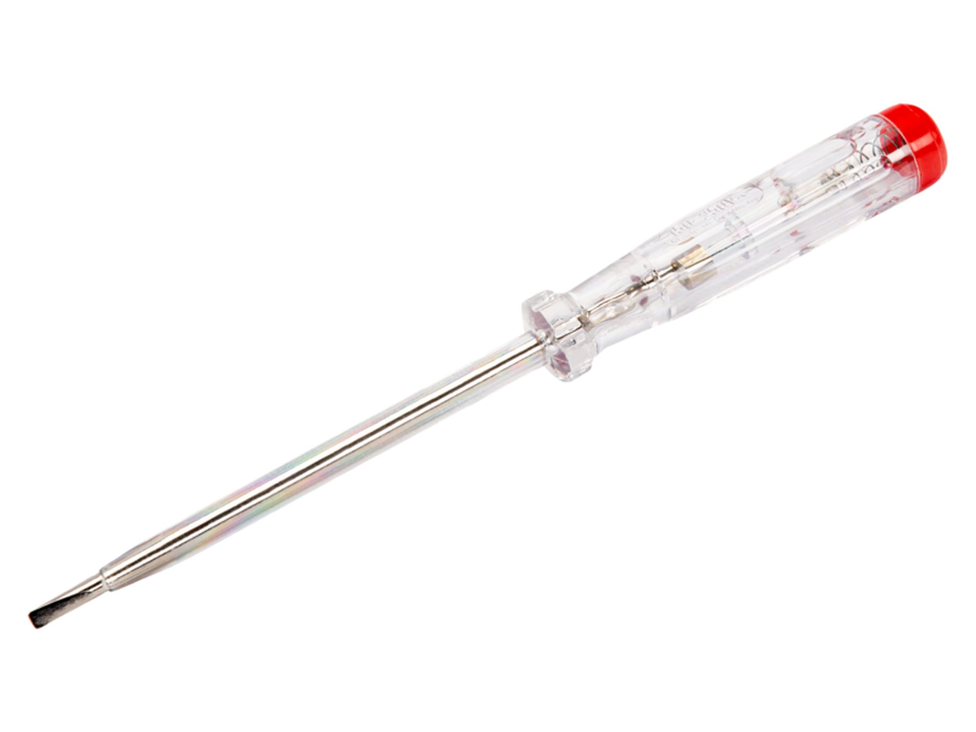 Destornillador aislado/comprobador de tensión especial para 15-250 V de 0,5 x 3 x 65 mm