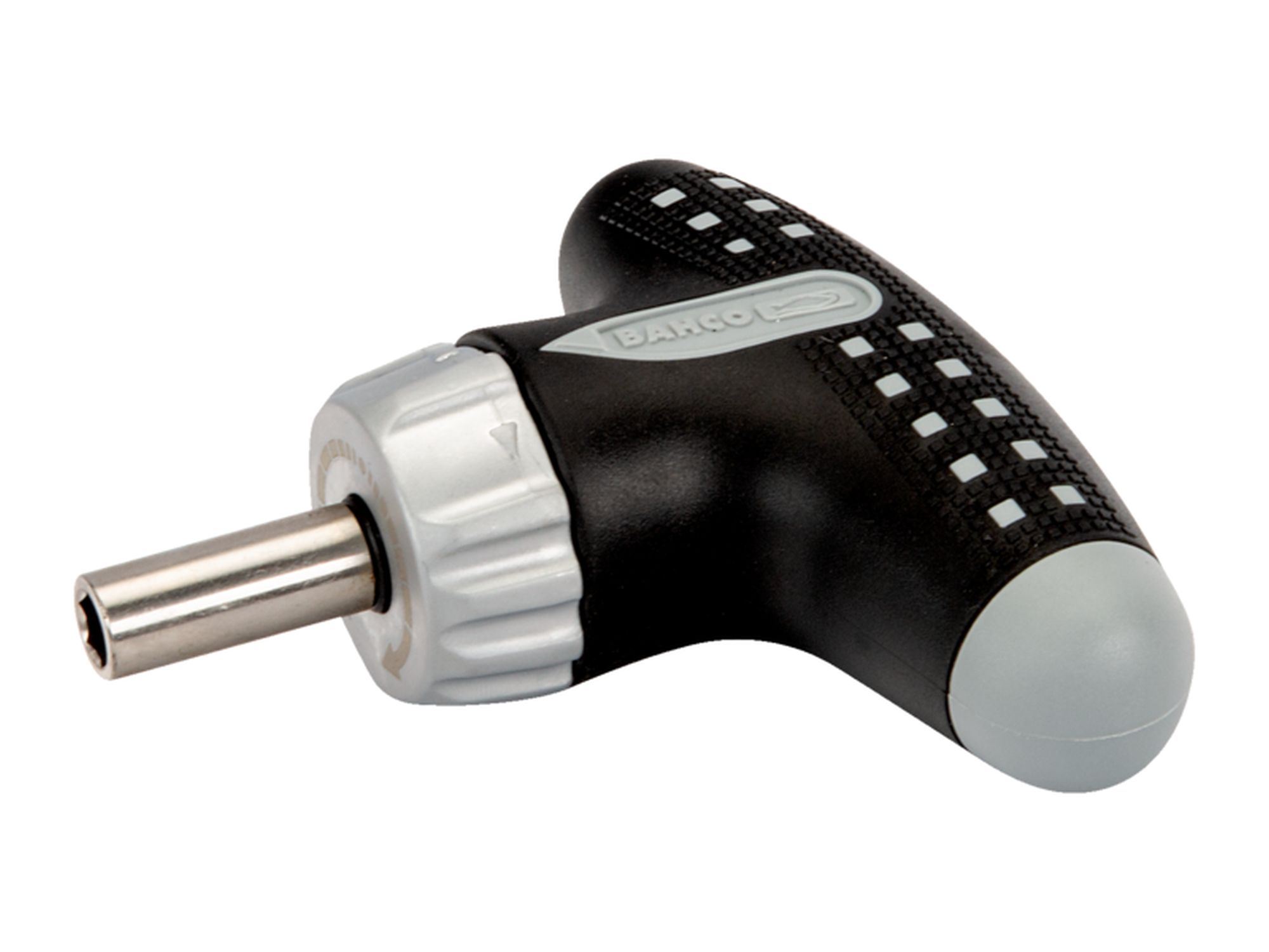 Destornillador a carraca Stubby con mango en T y portapuntas de 1/4