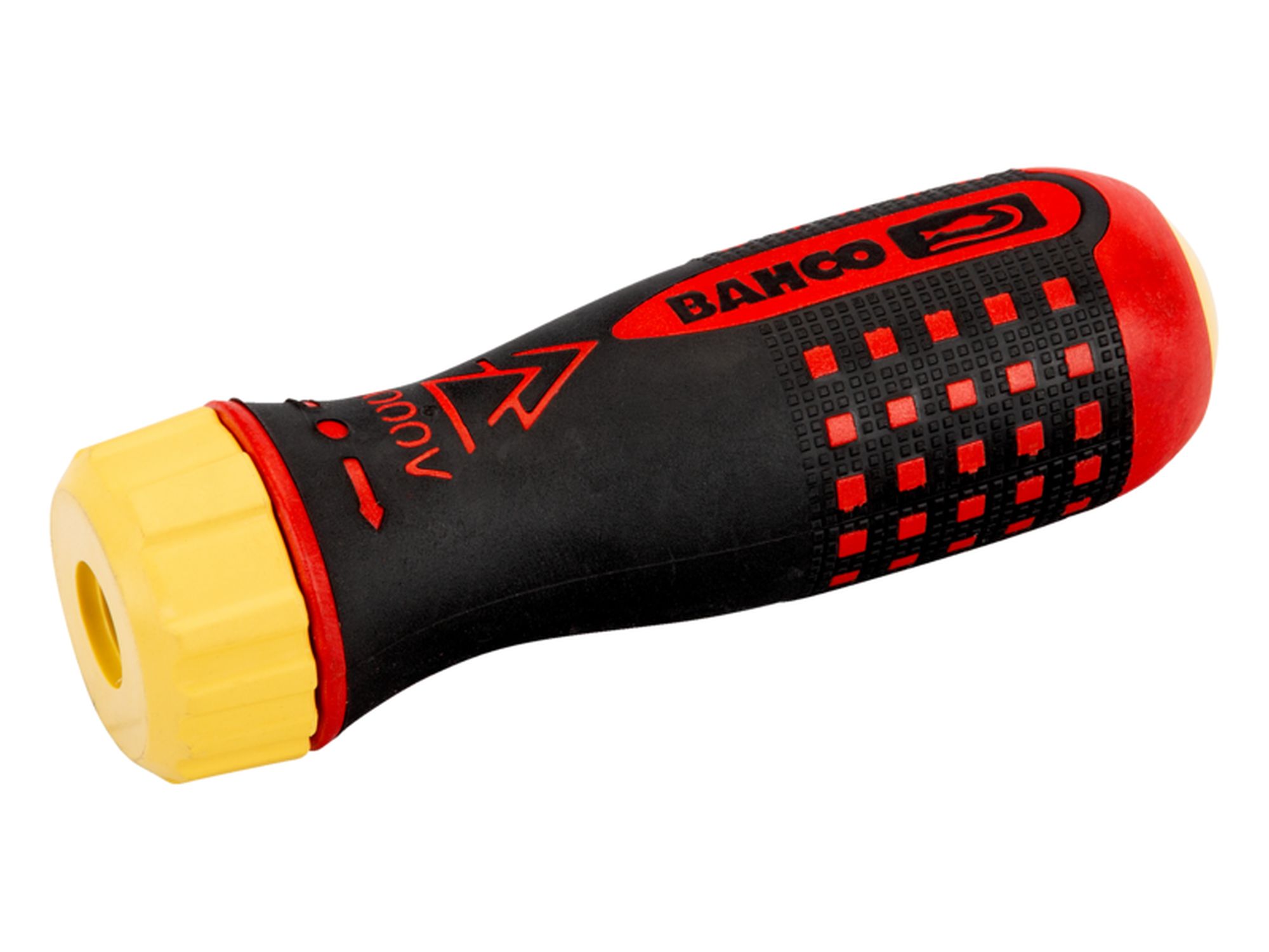 Destornillador a carraca aislado con mango bi-componente, 100 mm