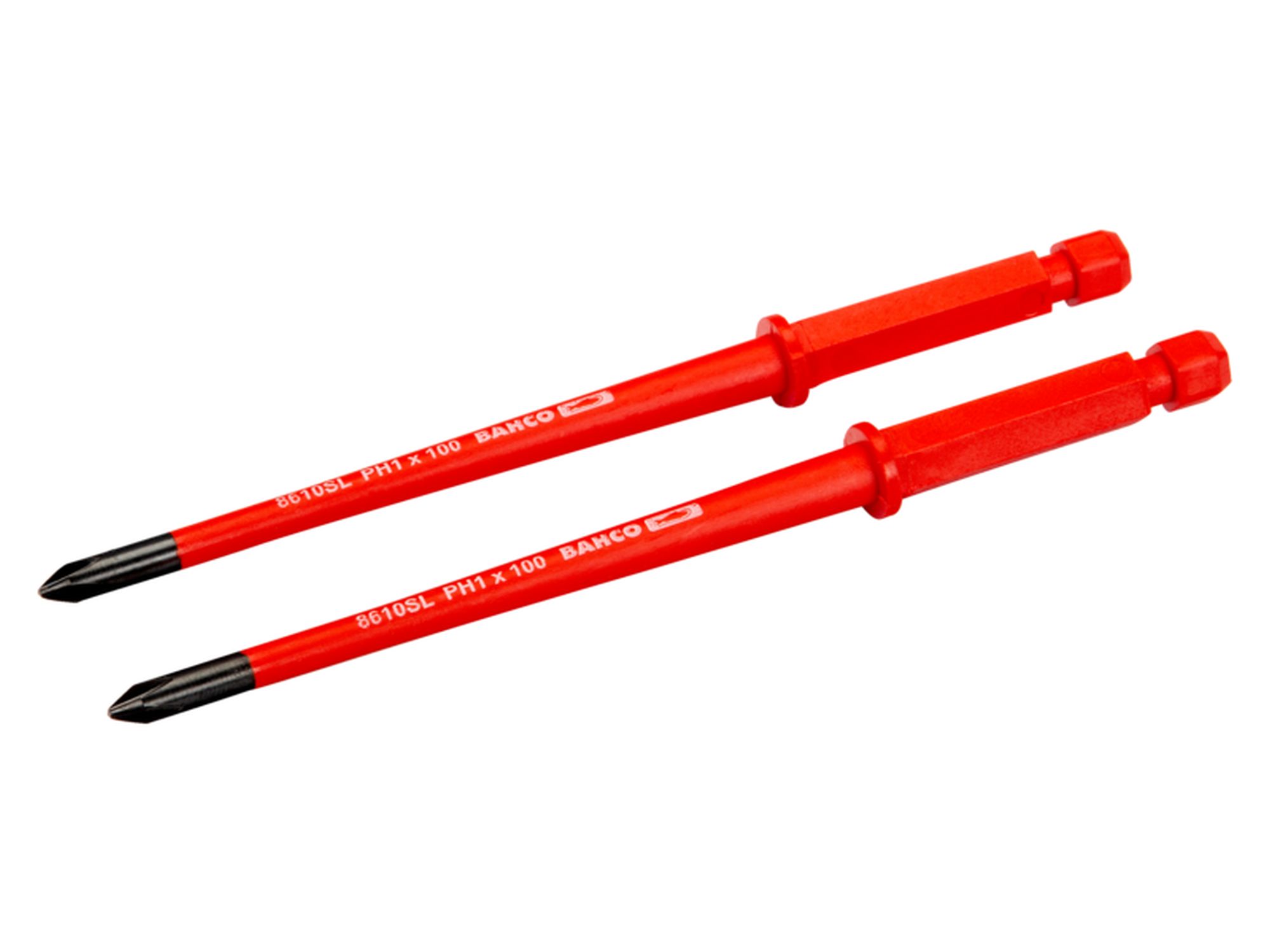 Varilla intercambiable aislada Phillips PH1 con diámetro reducido