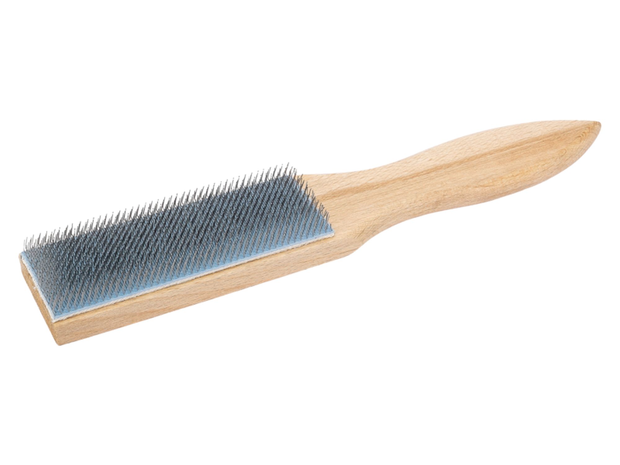 Franja de alambre de acero con mango de madera, 240 mm