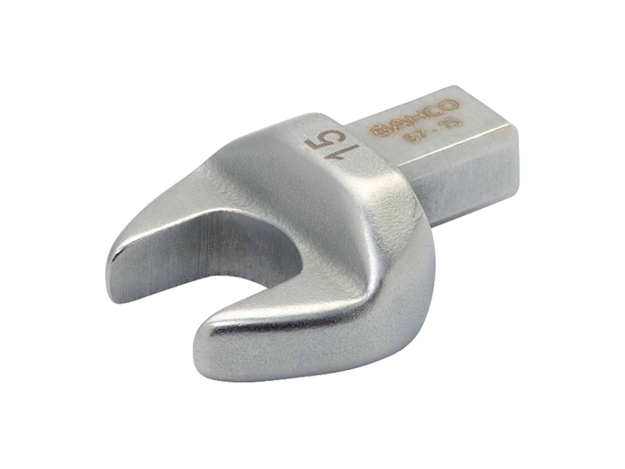 Cabeza intercambiable de boca fija con conector rectangular métrica