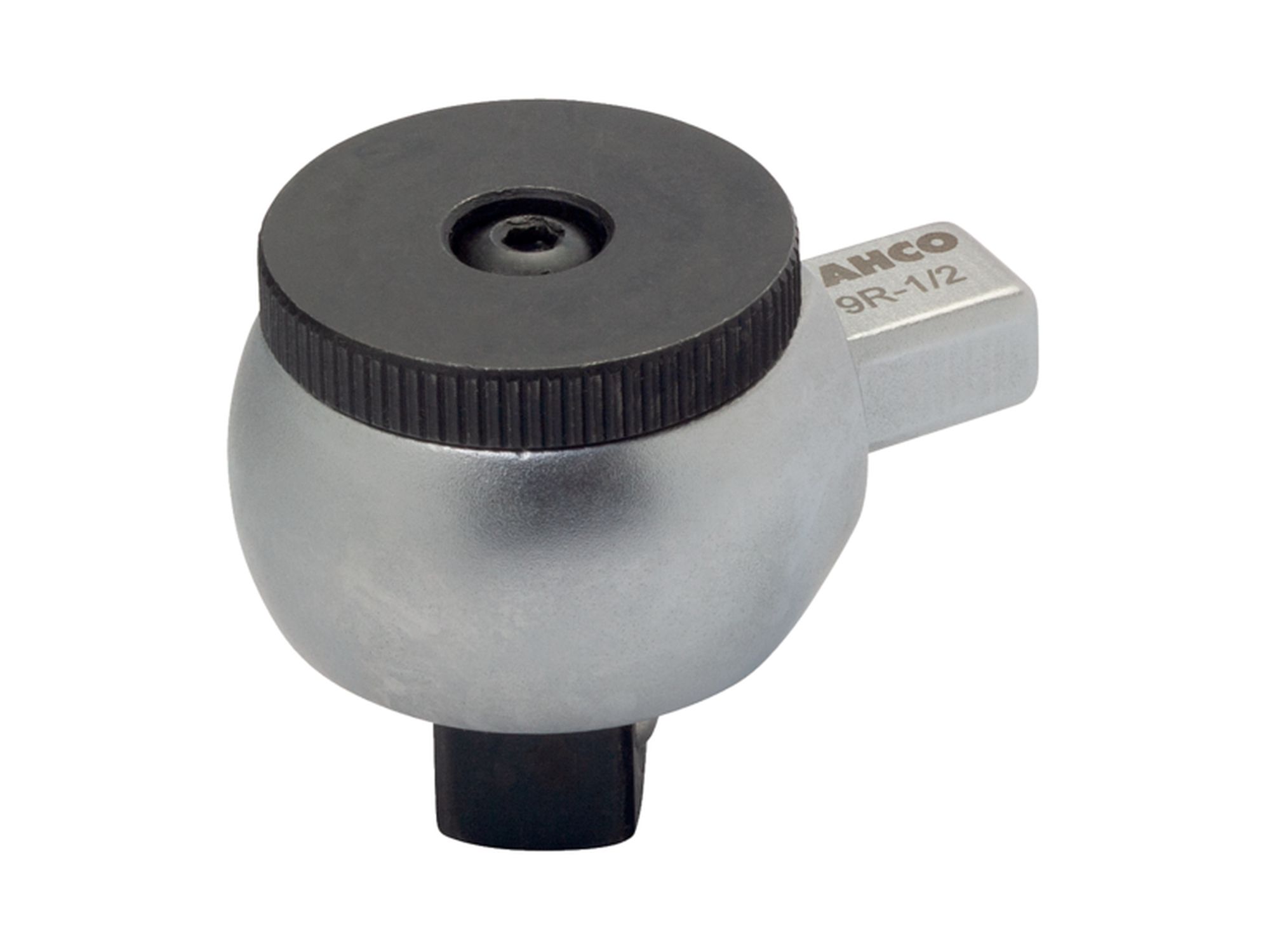 Cabeza intercambiable redonda de carraca reversible con conector rectangular