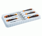 Juego de 5 destornilladores para TORX® BahcoFit con agarre de goma