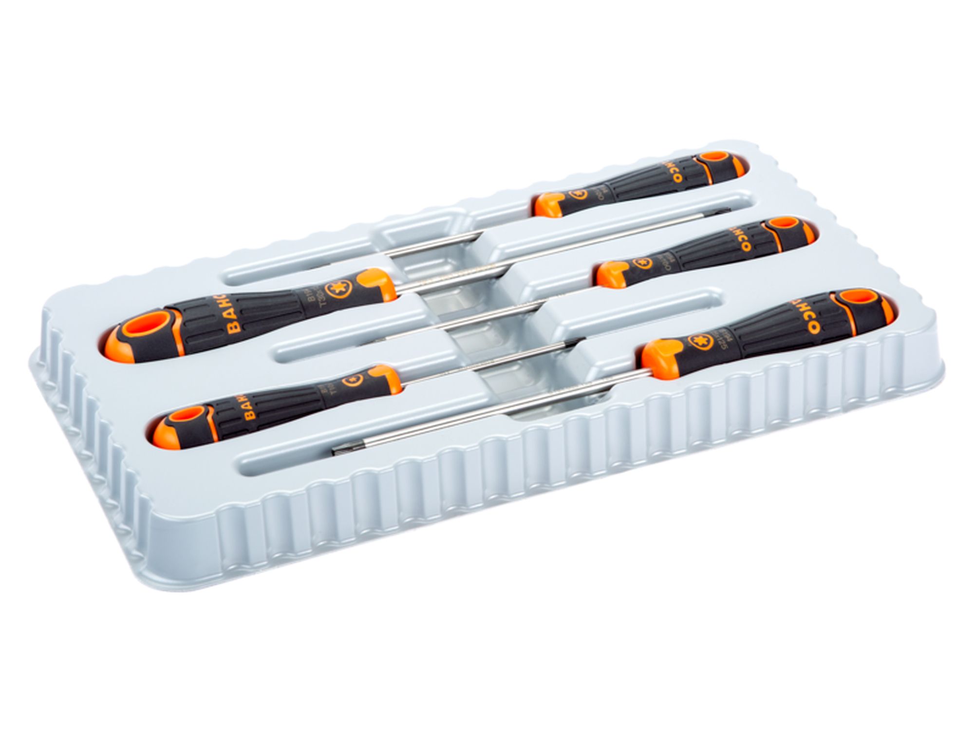 Juego de 5 destornilladores para TORX® BahcoFit con agarre de goma